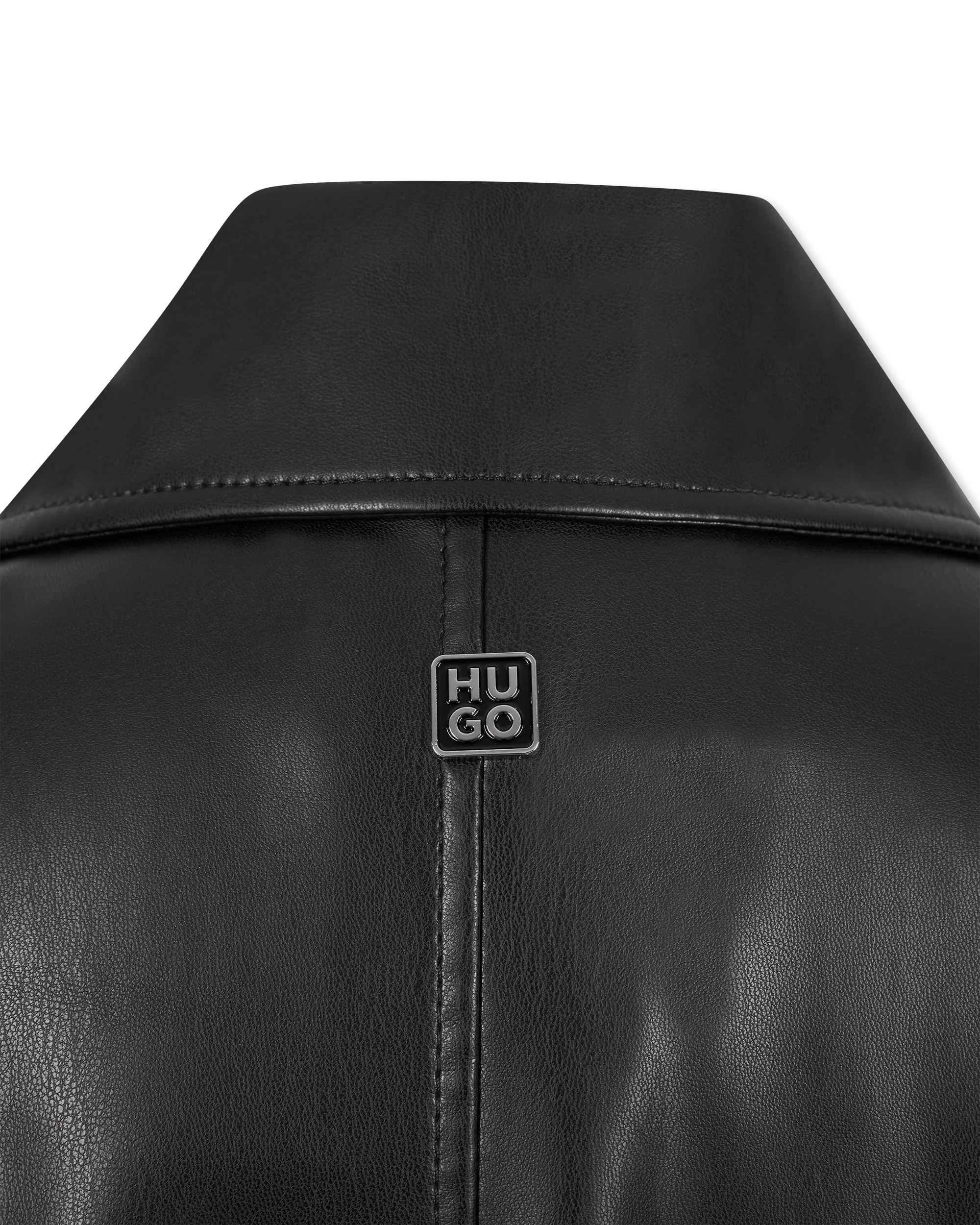 Malitta-1 Faux Leather Trench Coat - DIHSAN