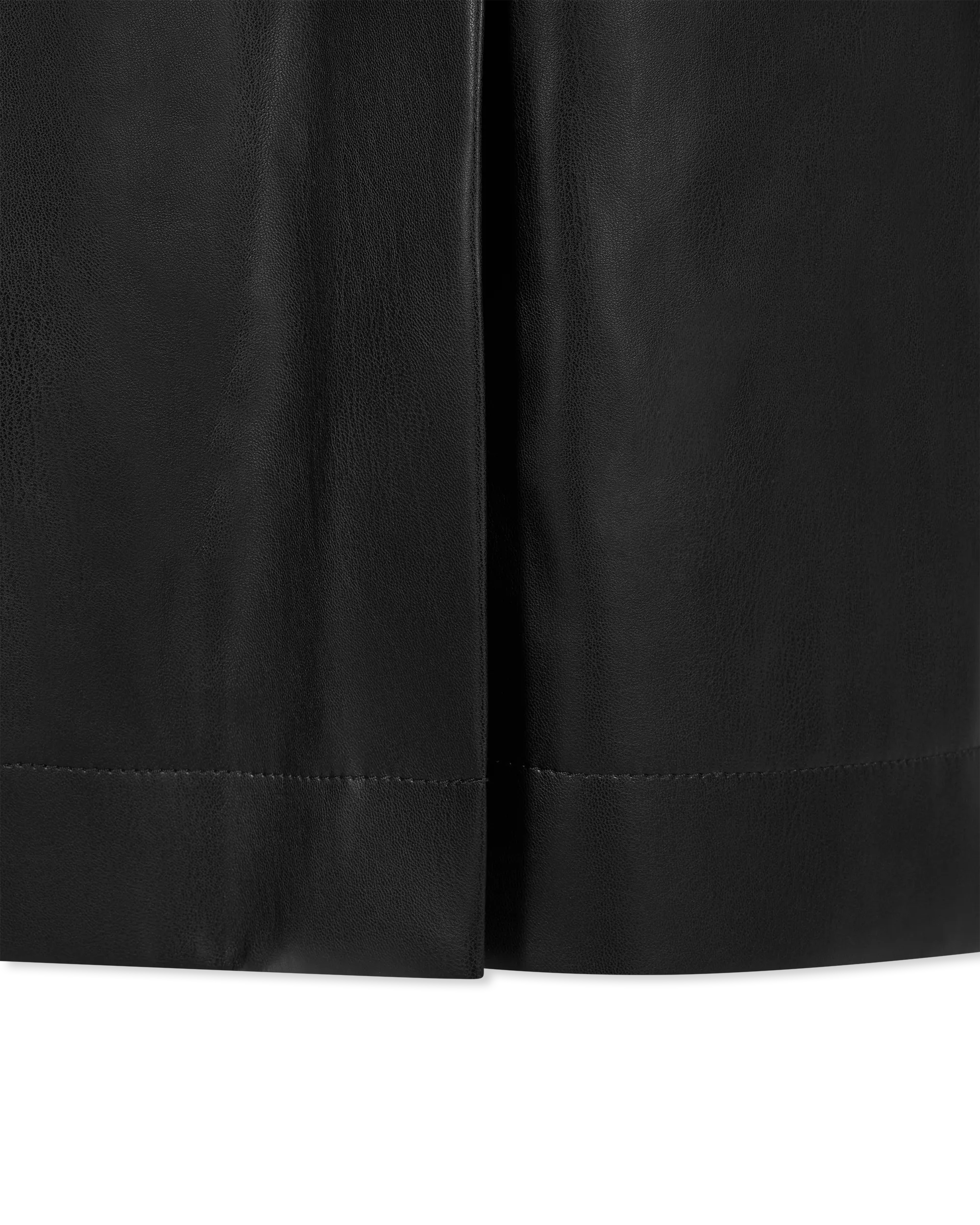 Malitta-1 Faux Leather Trench Coat - DIHSAN