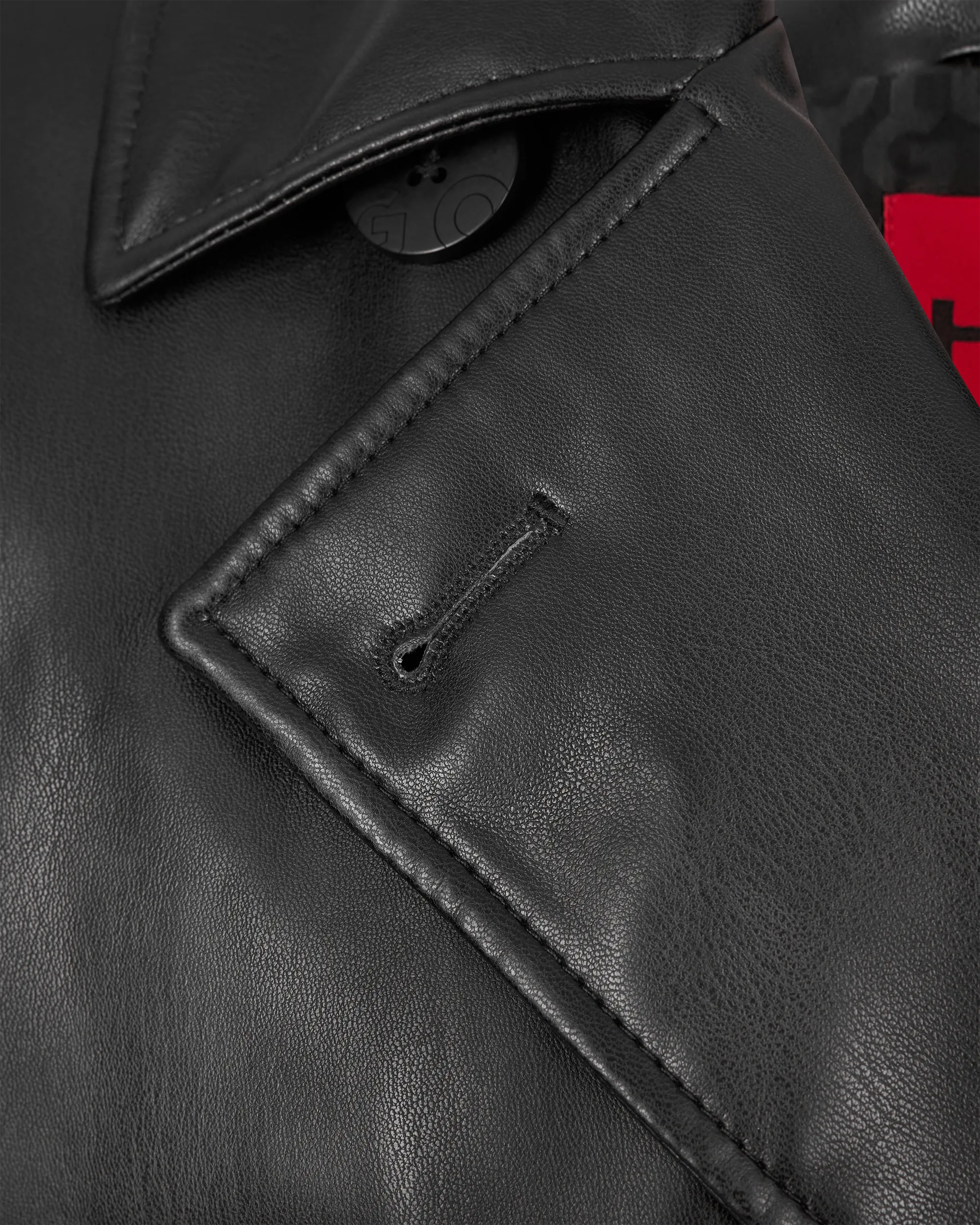 Malitta-1 Faux Leather Trench Coat - DIHSAN
