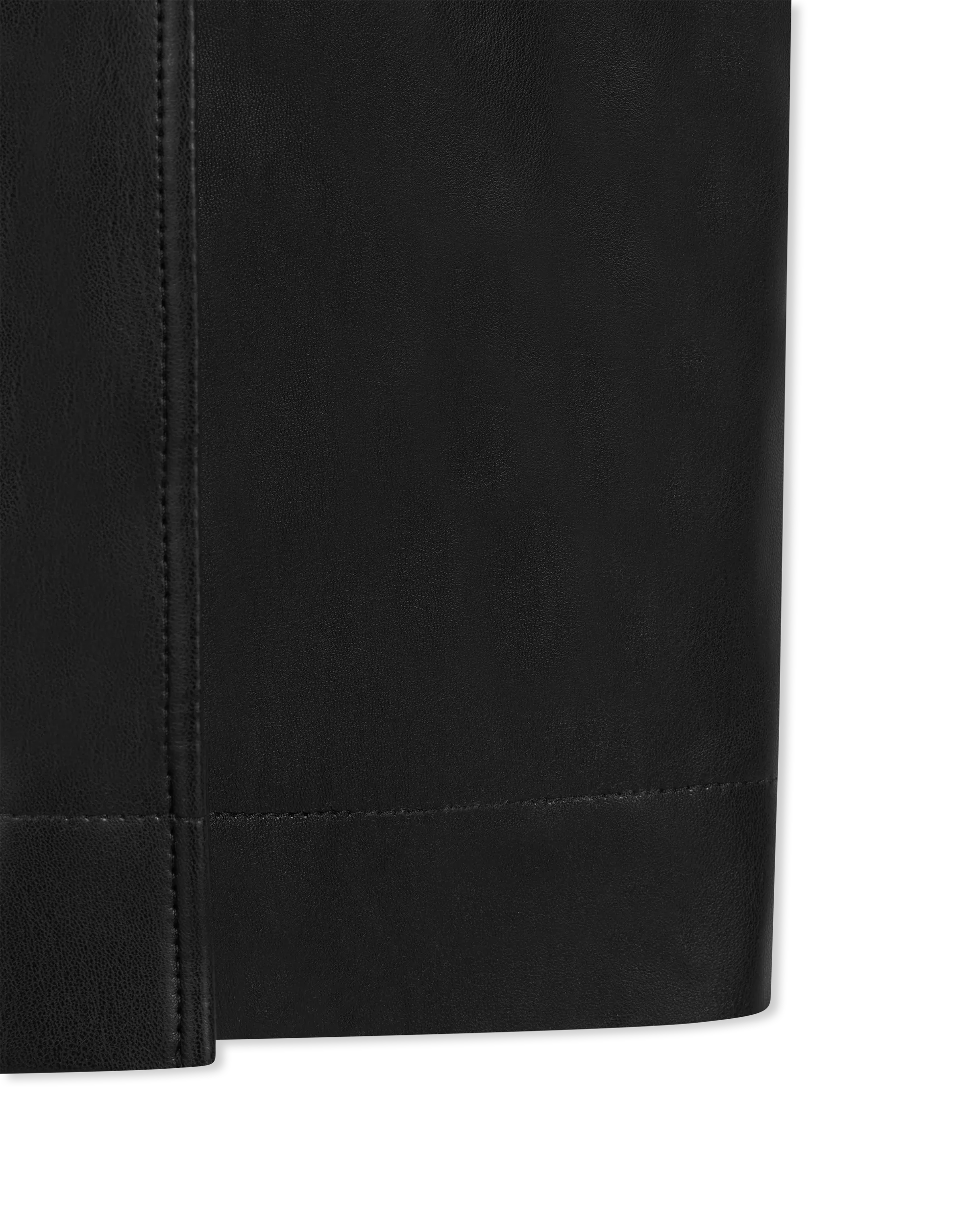 Malitta-1 Faux Leather Trench Coat - DIHSAN