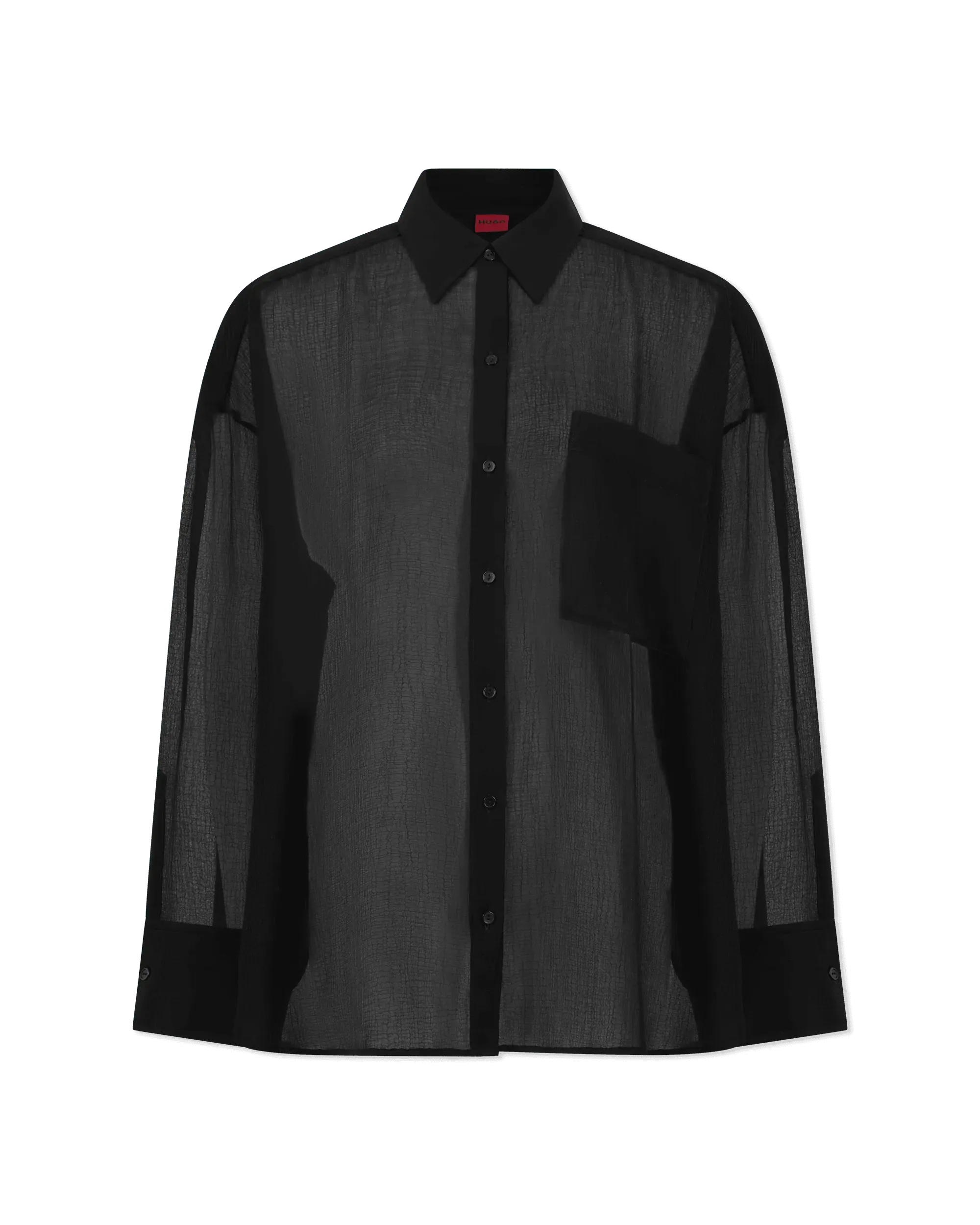 Exifa Oversized Sheer Blouse - DIHSAN
