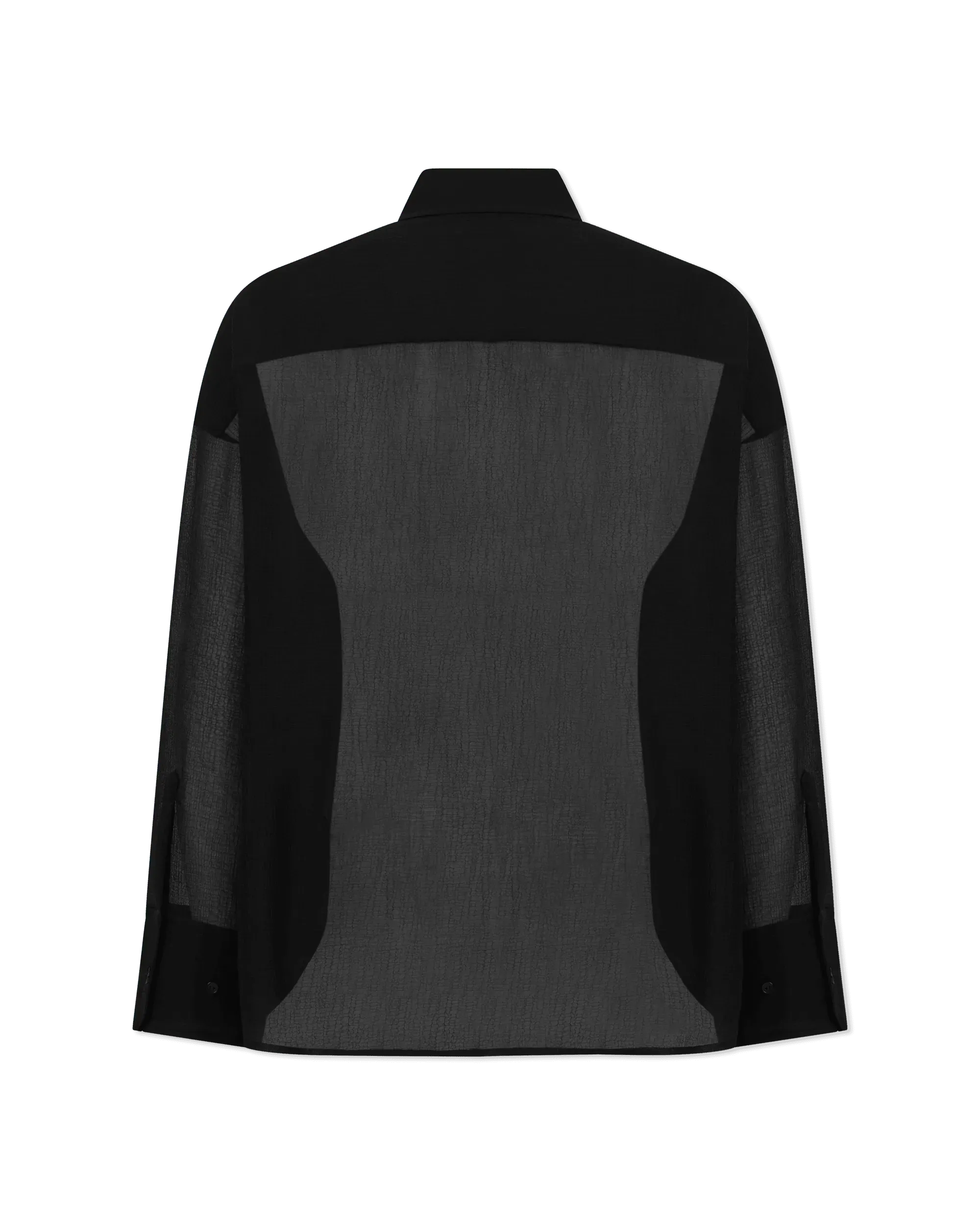 Exifa Oversized Sheer Blouse - DIHSAN