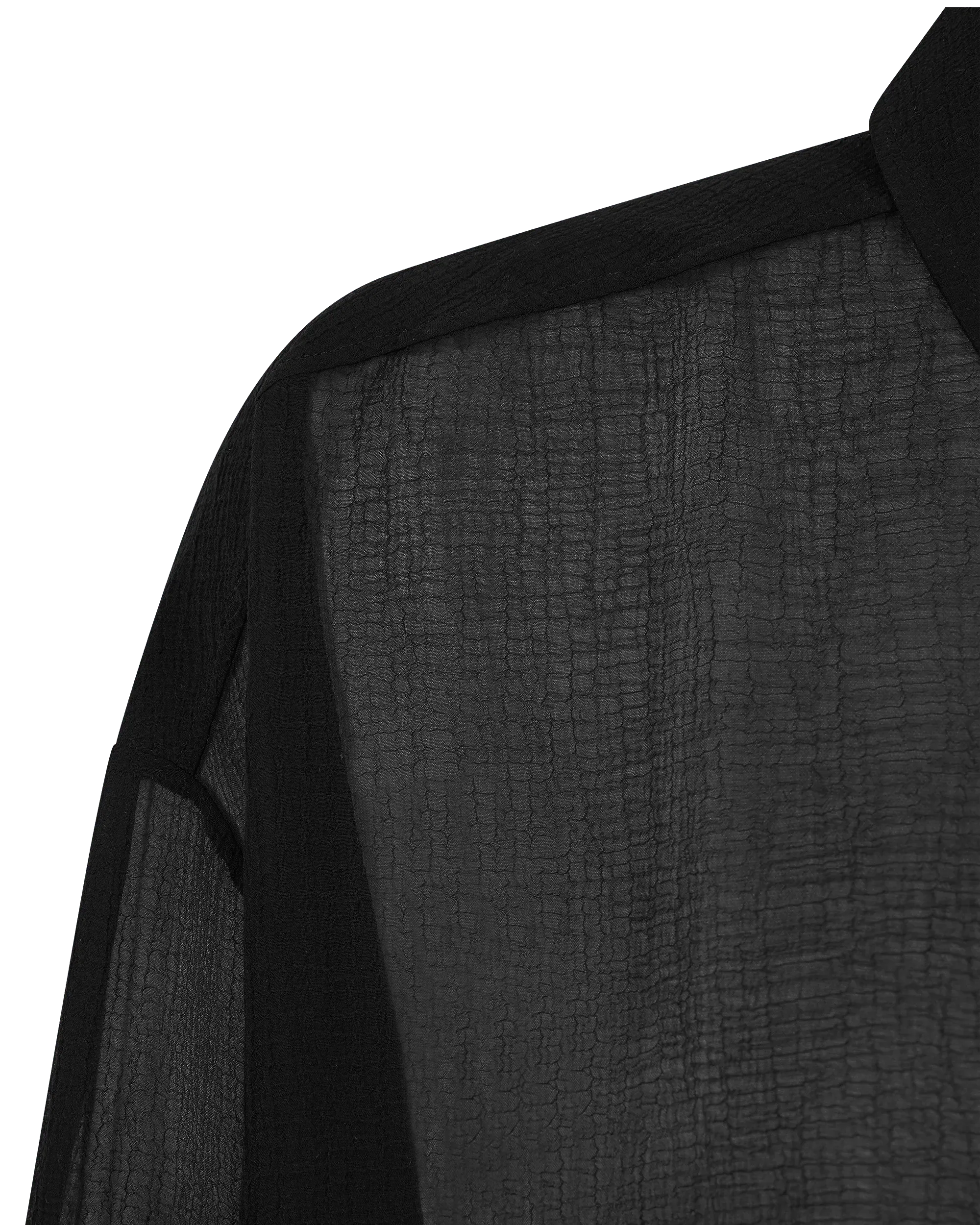Exifa Oversized Sheer Blouse - DIHSAN