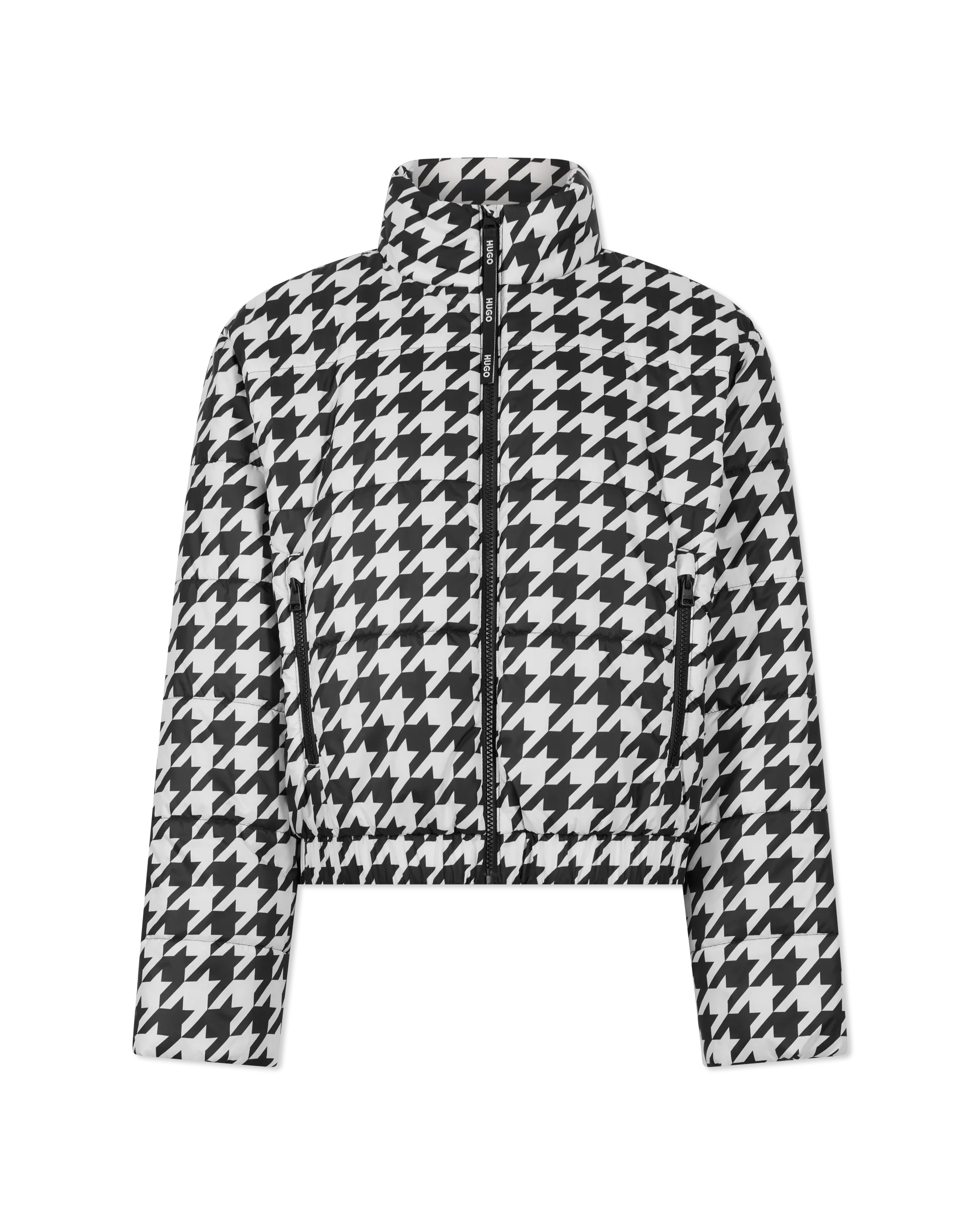 Felara-2 Houndstooth Puffer Jacket - DIHSAN