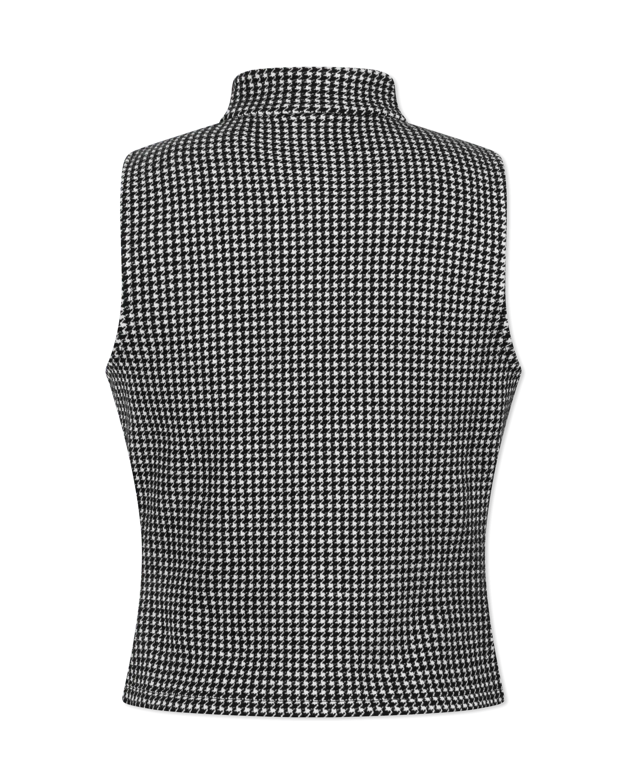Dohanne Houndstooth Sleeveless Top - DIHSAN