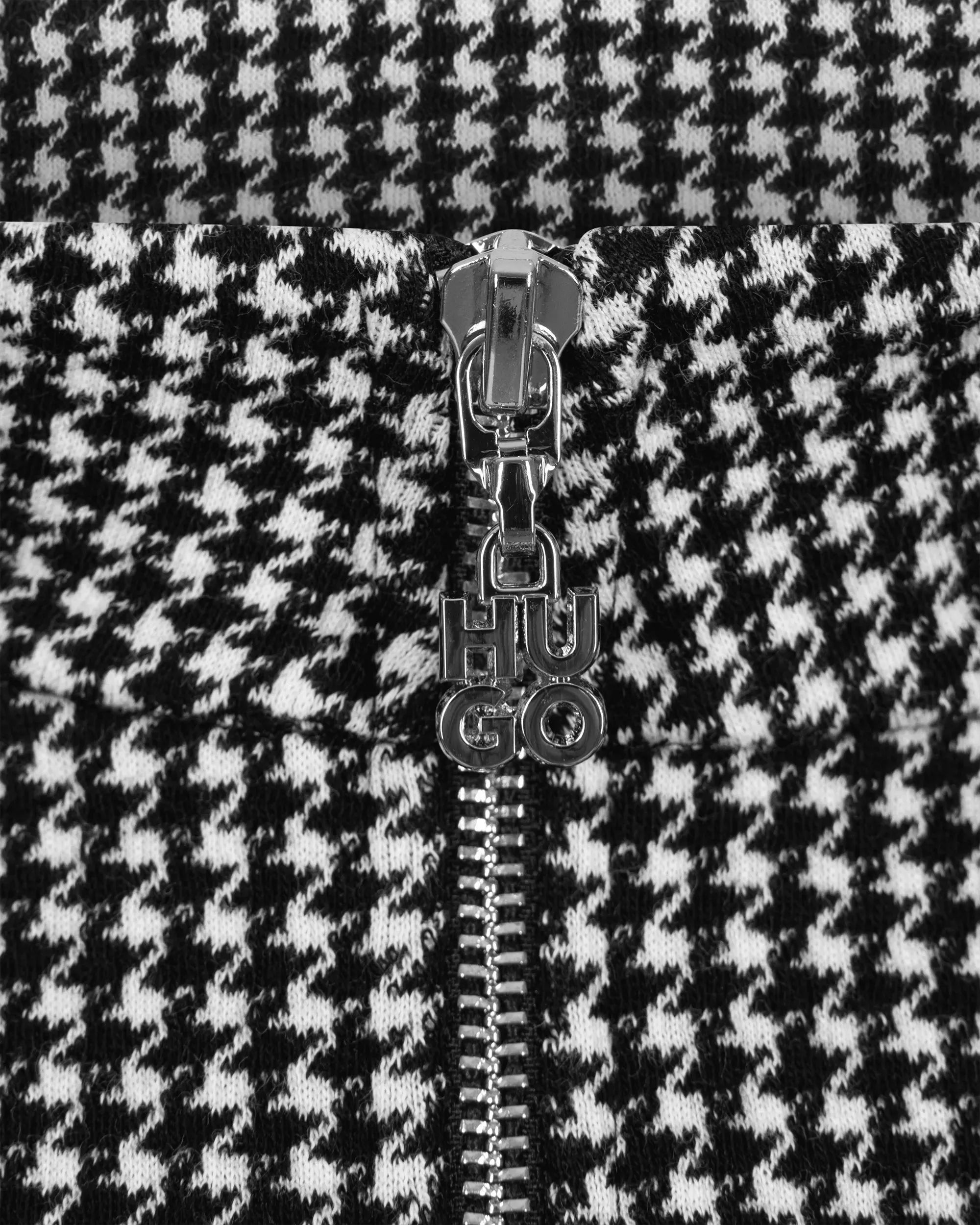 Dohanne Houndstooth Sleeveless Top - DIHSAN