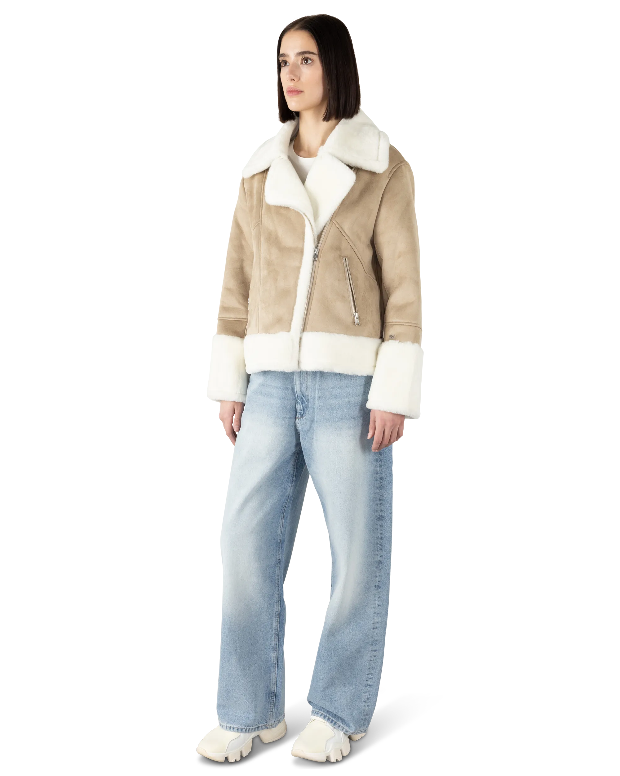 Soia and Kyo Phoebe Moto Coat