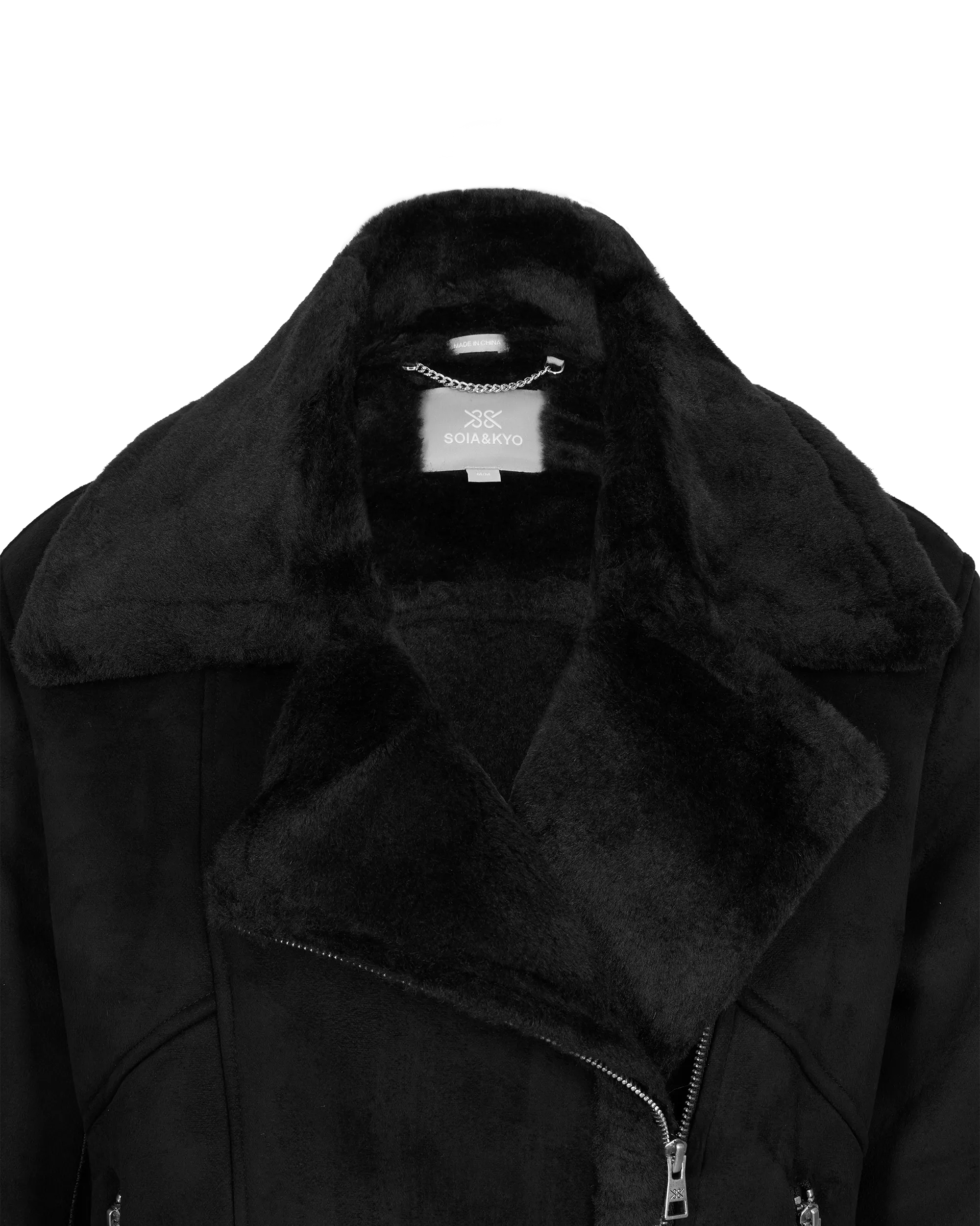 Soia and Kyo Phoebe Moto Coat