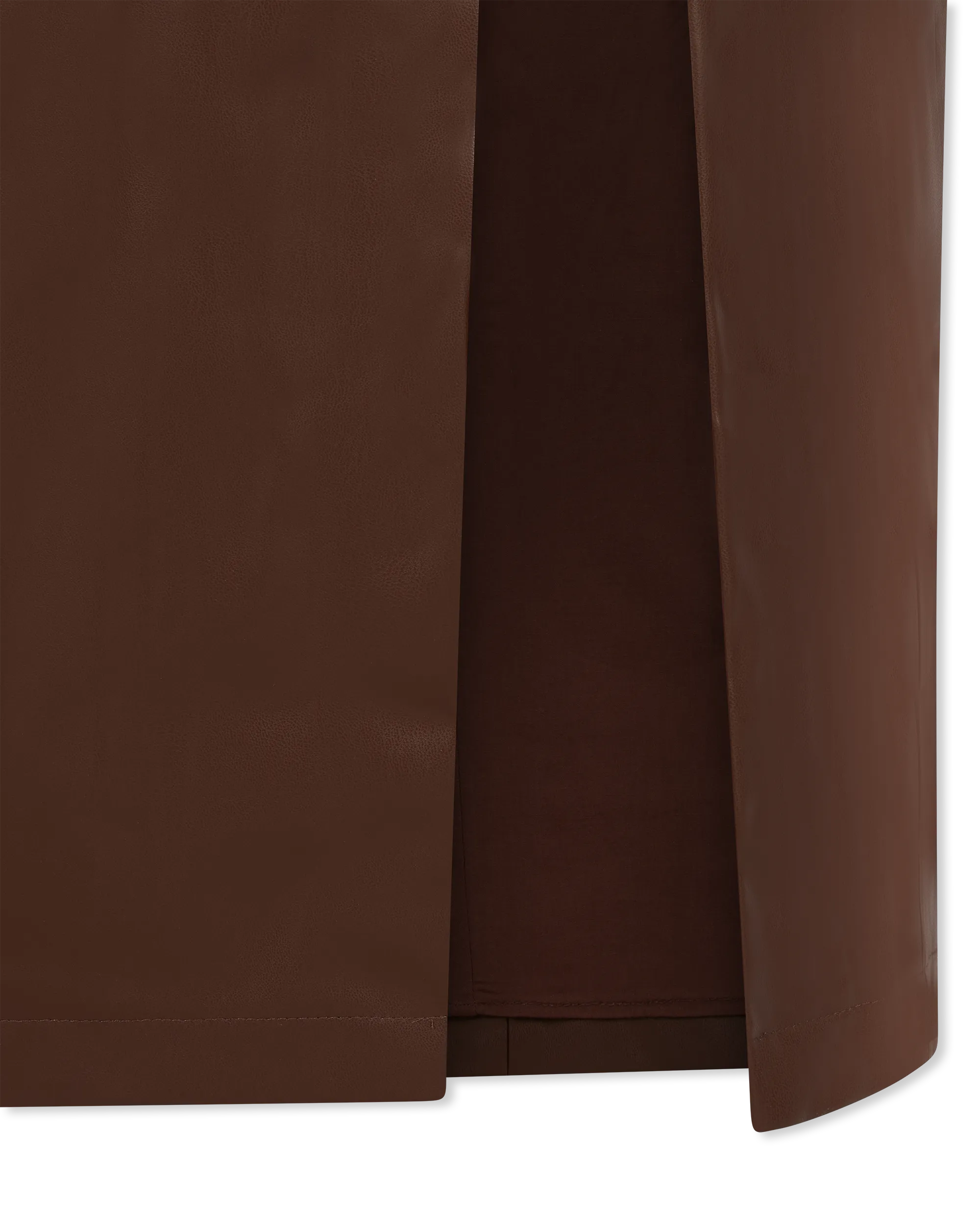 Andres Vegan Leather Strapless Dress - DIHSAN