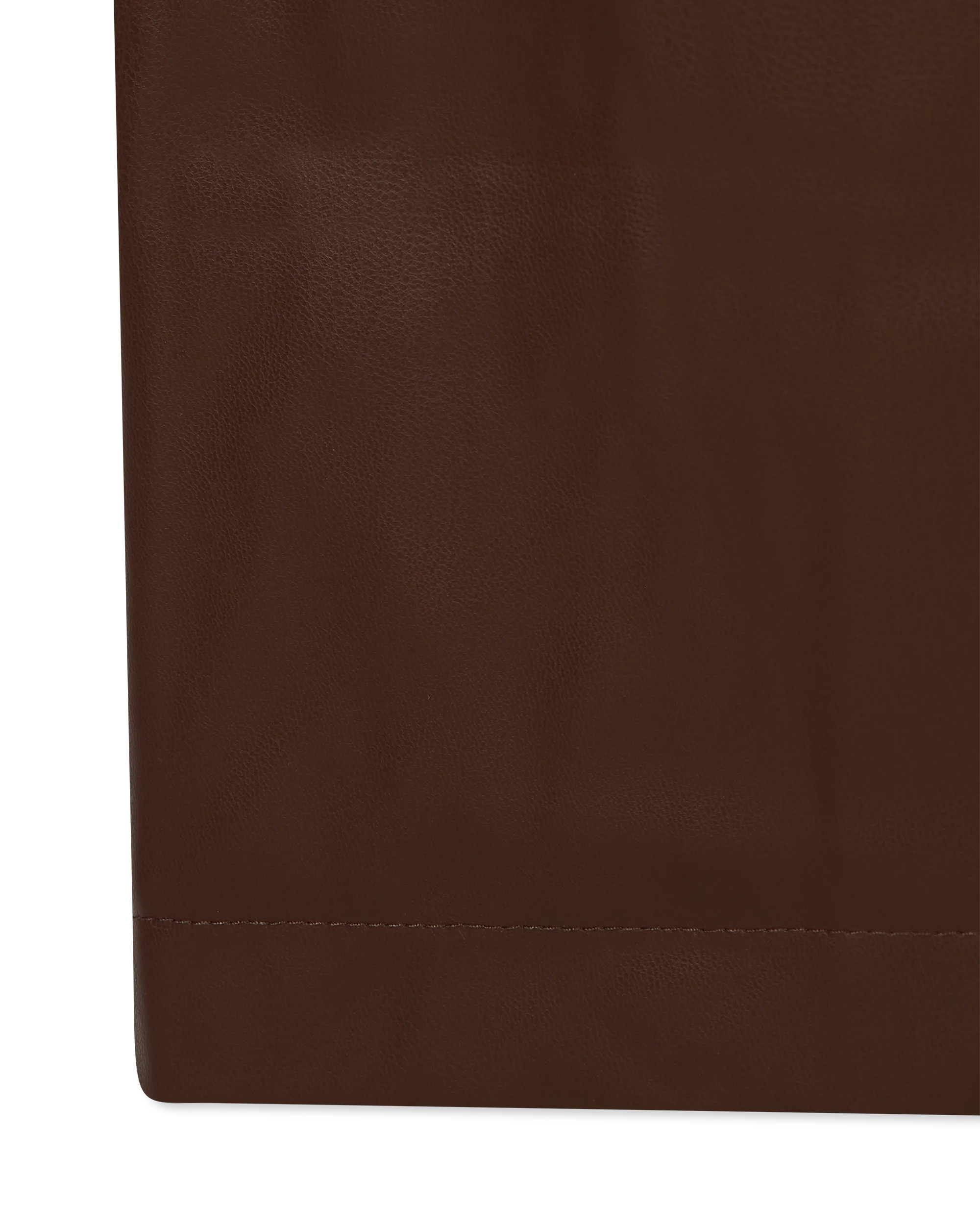 Andres Vegan Leather Strapless Dress - DIHSAN