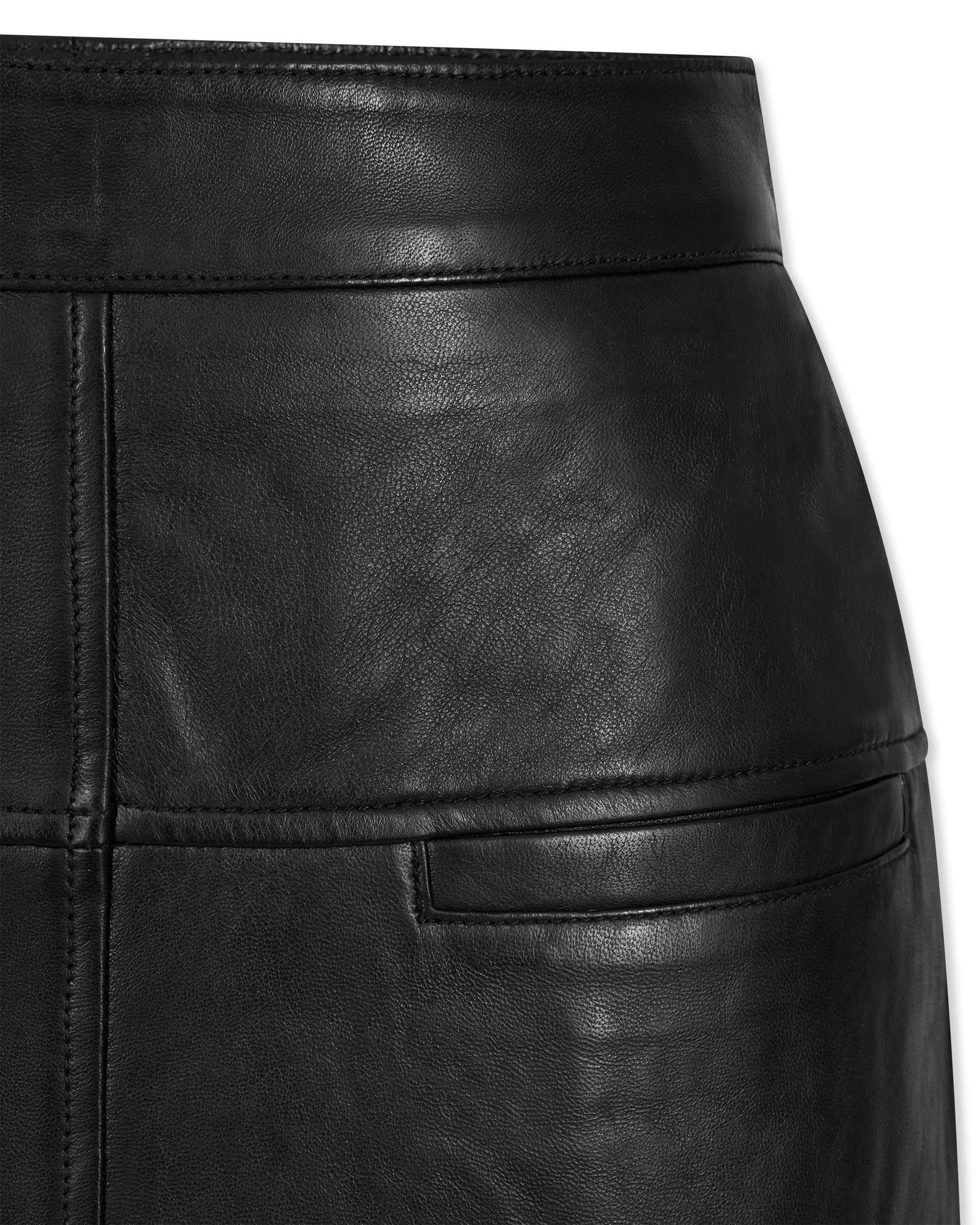 Inaya Genuine Leather Skirt - DIHSAN