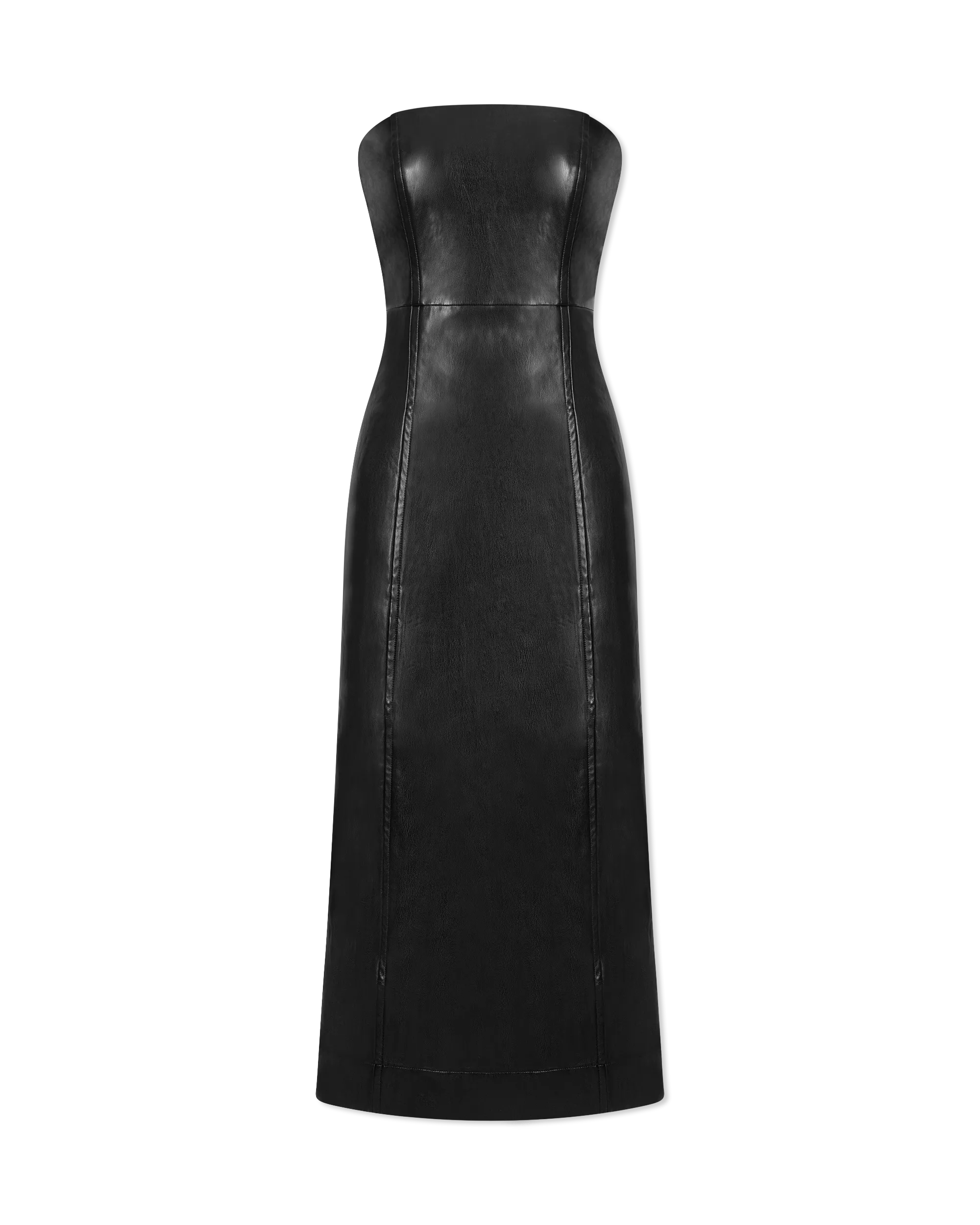 Thierry Vegan Leather Dress - DIHSAN