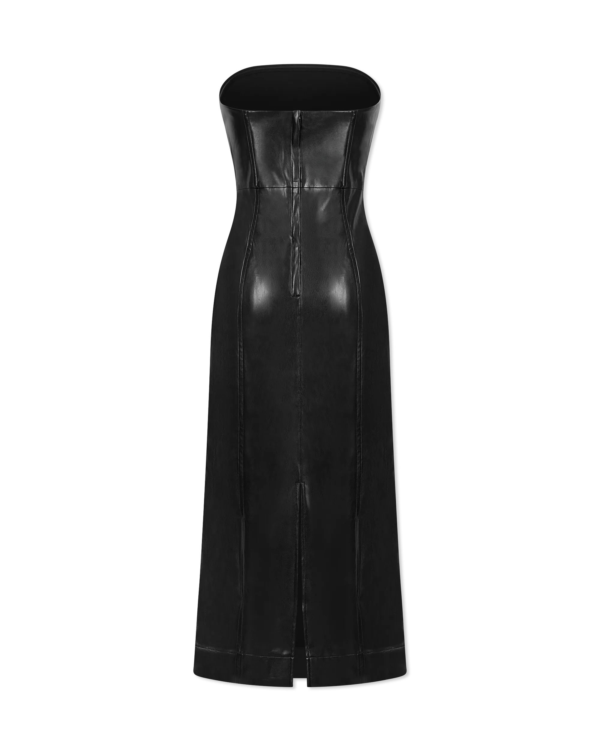 Thierry Vegan Leather Dress - DIHSAN