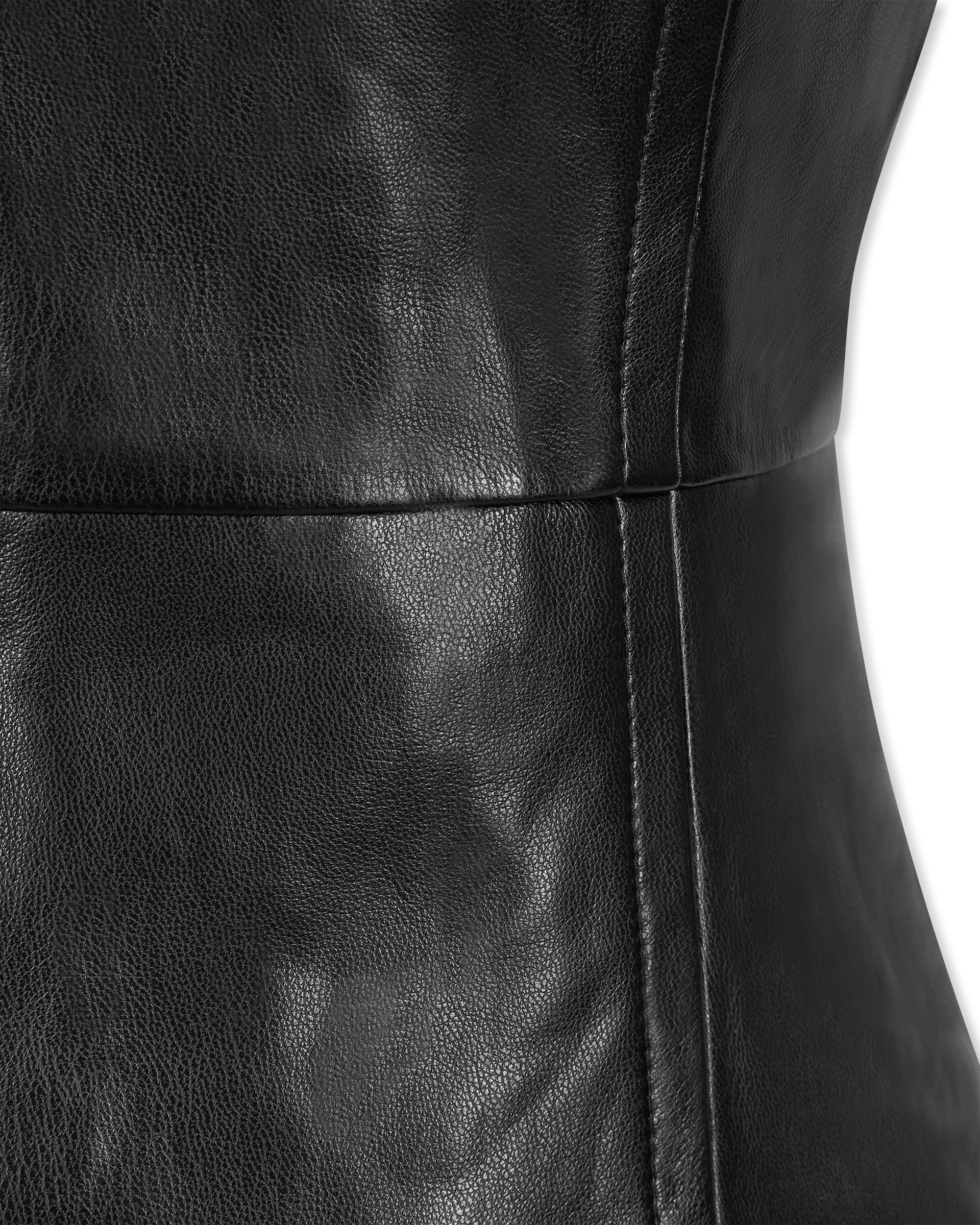 Thierry Vegan Leather Dress - DIHSAN