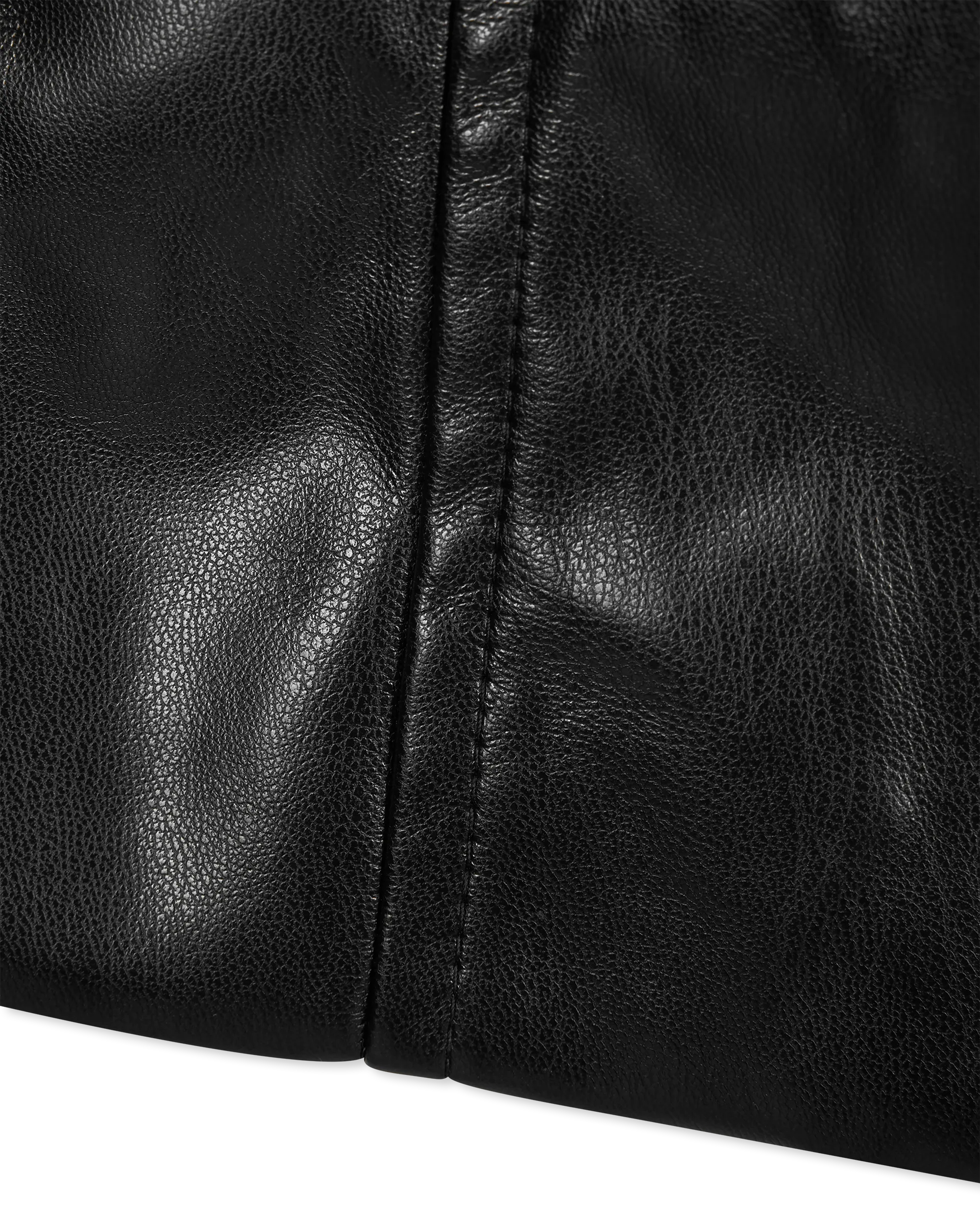 Iman Vegan Leather Top - DIHSAN