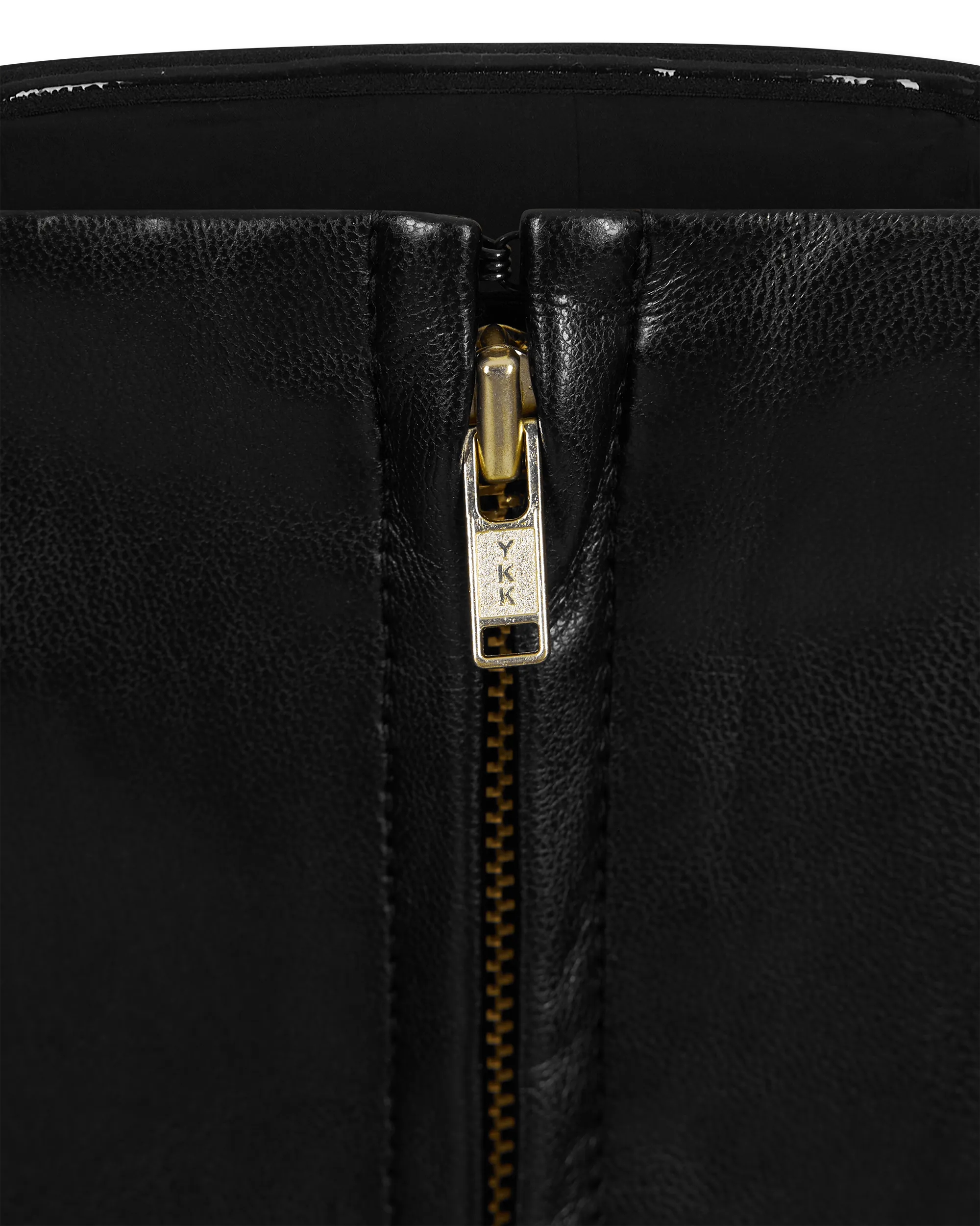 Iman Vegan Leather Top - DIHSAN