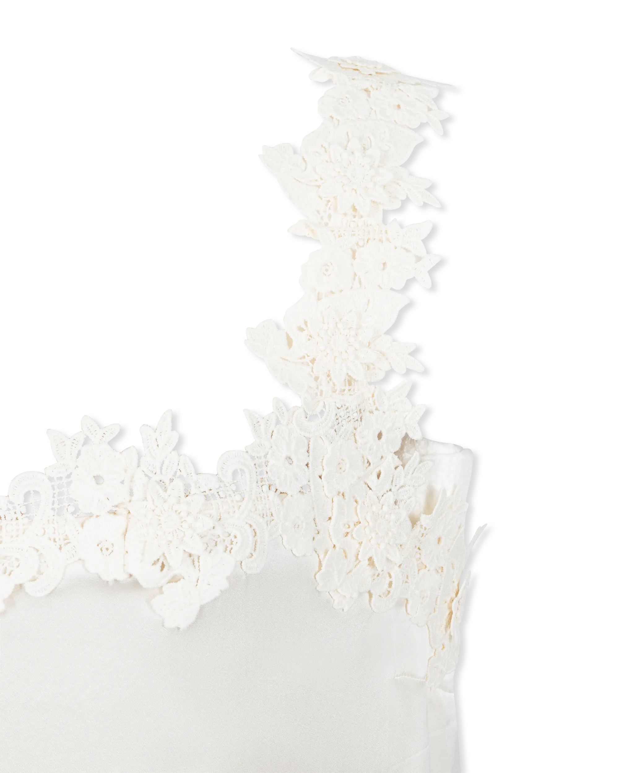 Bellamy White Silk Camisole