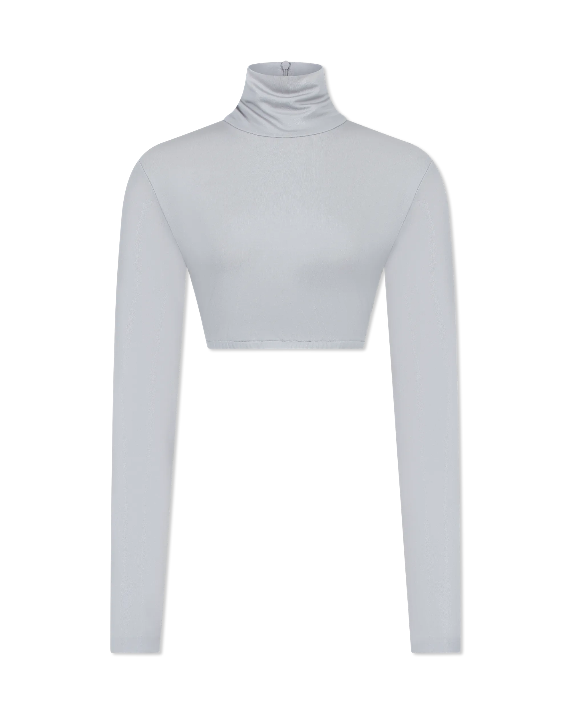 Norma Kamali Long Sleeve Crop Top