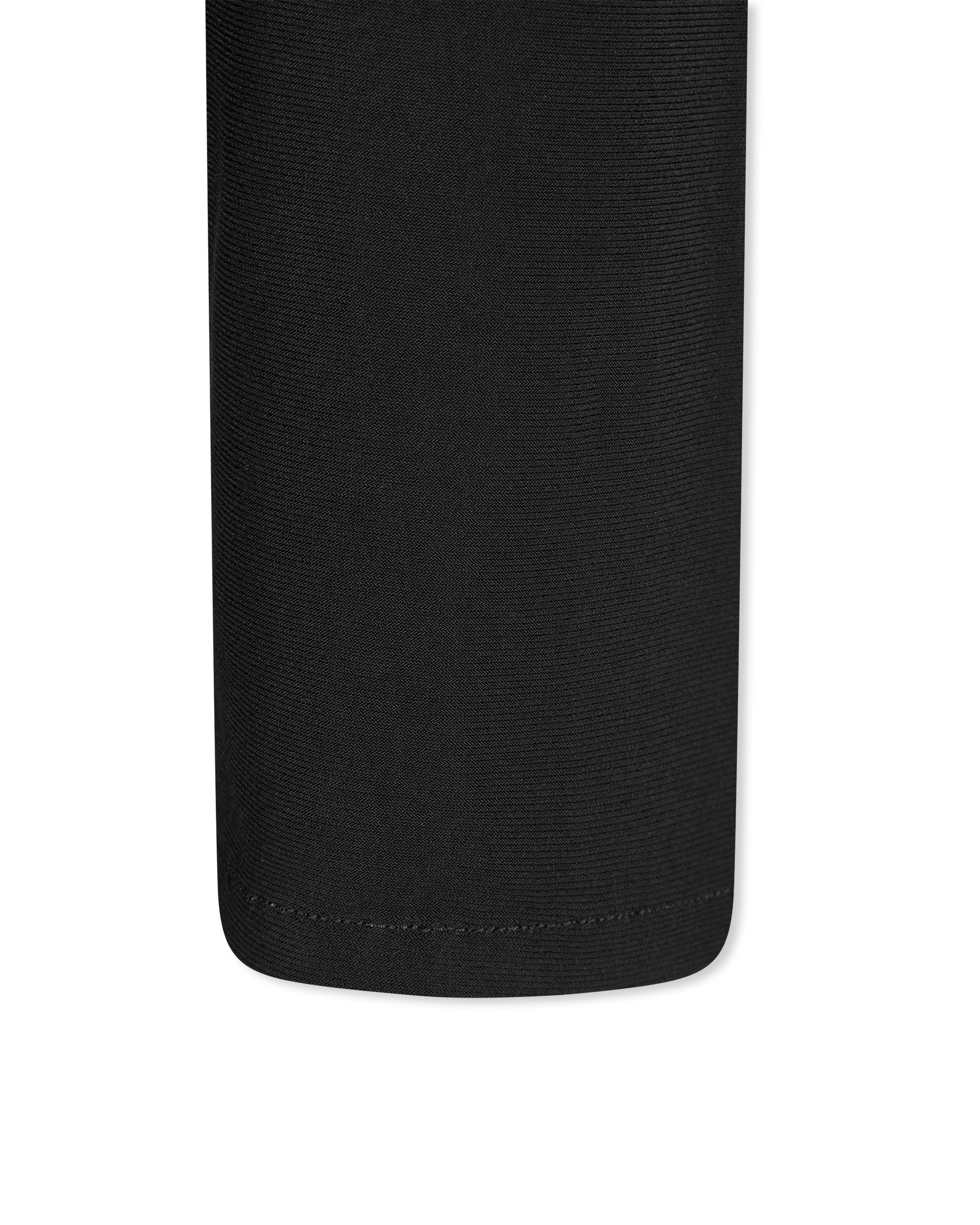 L/S Turtleneck Side Drape Midcalf Dress - DIHSAN
