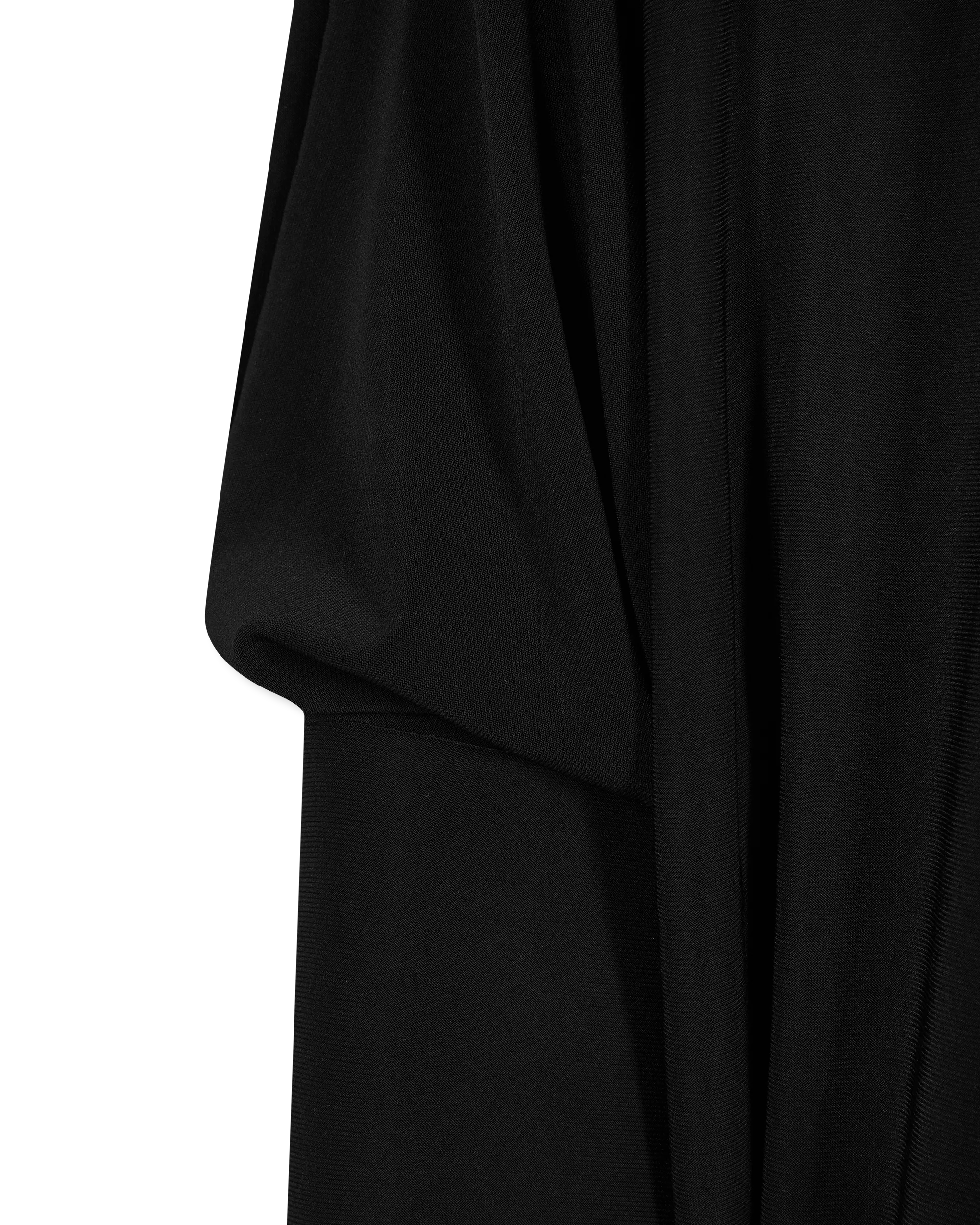 Dolman Wrap With Side Slit Gown - DIHSAN