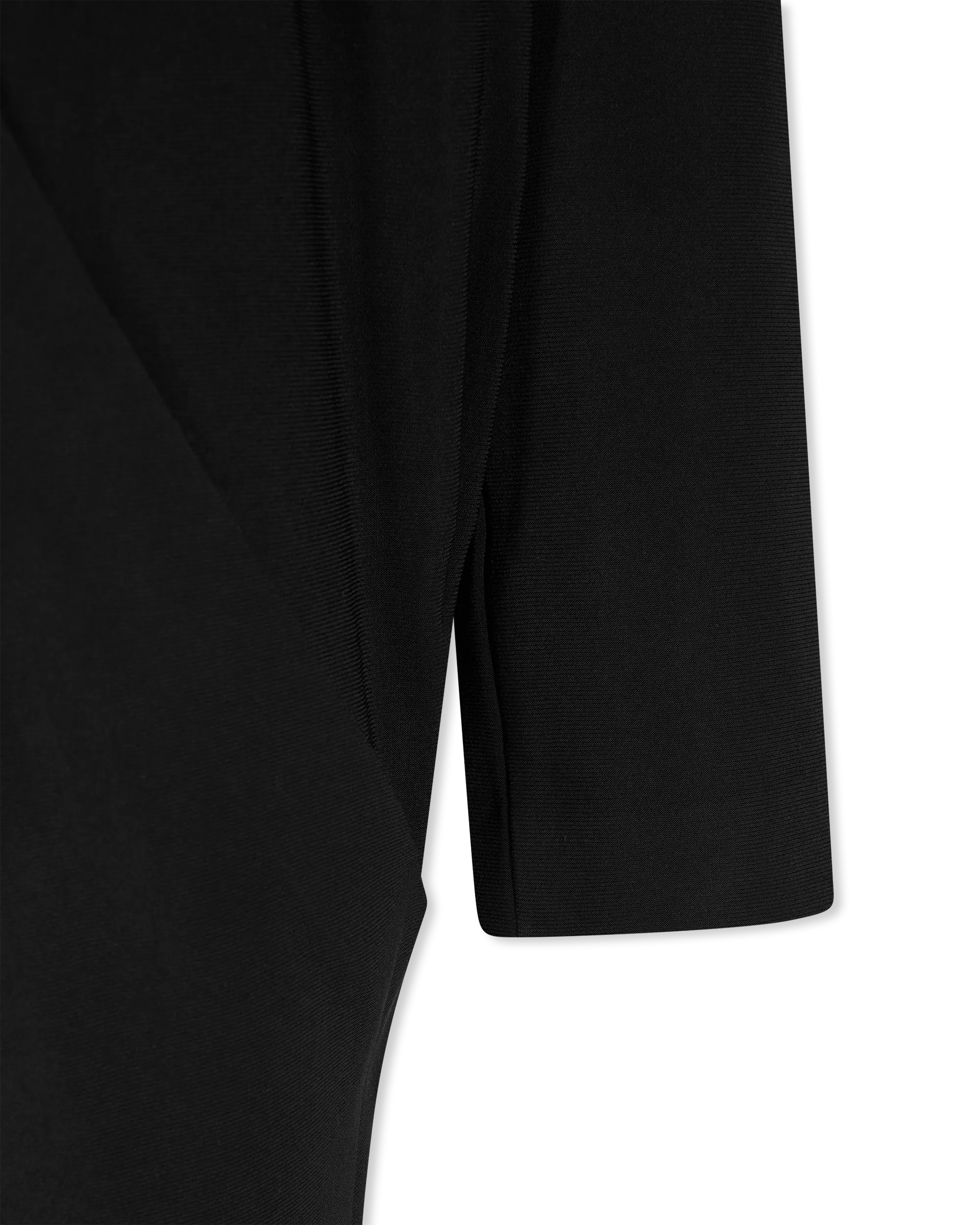 Dolman Wrap With Side Slit Gown - DIHSAN