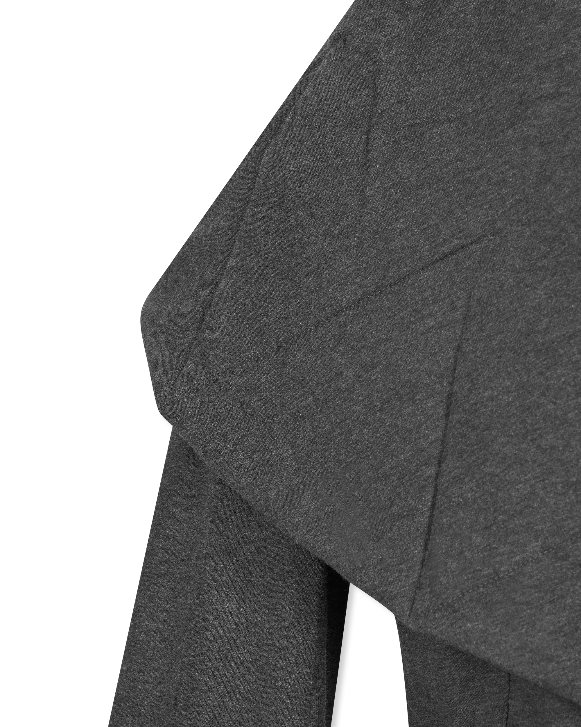 Shawl Collar Peplum Jacket - DIHSAN