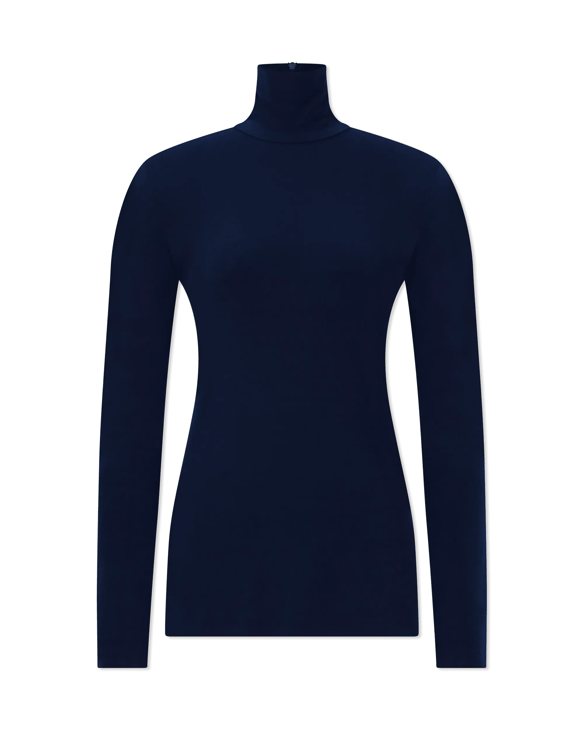 Slim Fit Long Sleeve Turtle Top - DIHSAN