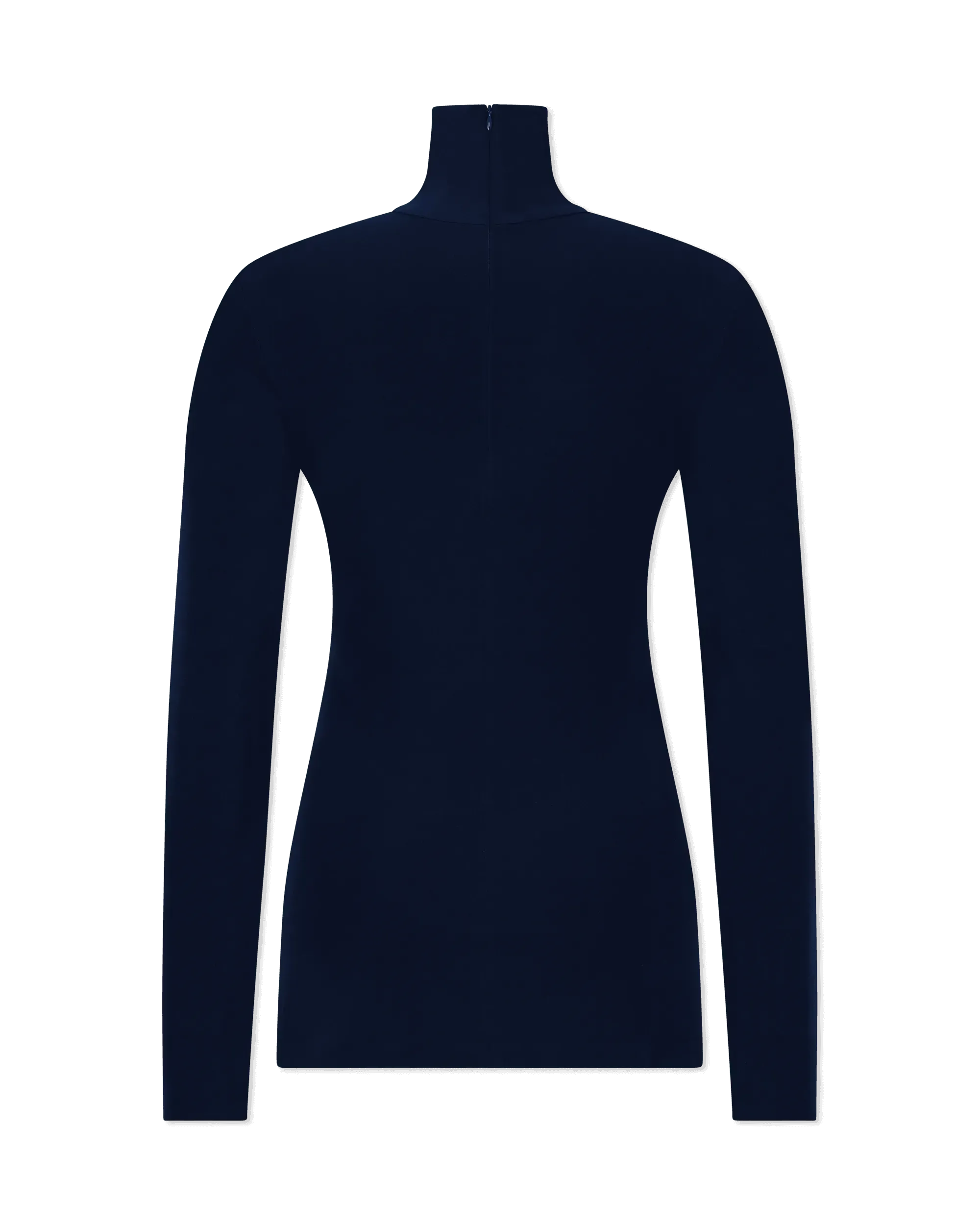 Slim Fit Long Sleeve Turtle Top - DIHSAN