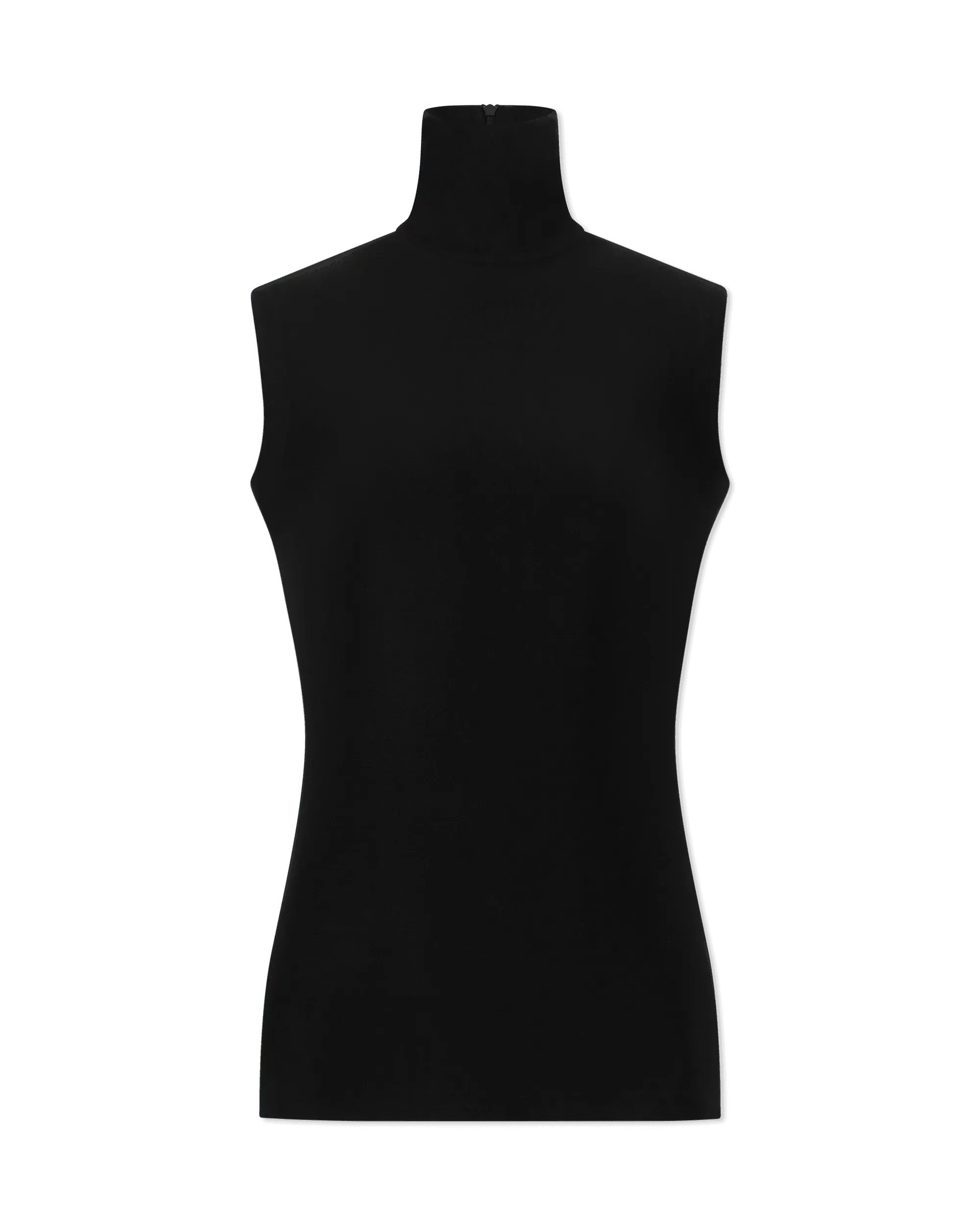 Slim Fit Sleeveless Turtle Top - DIHSAN