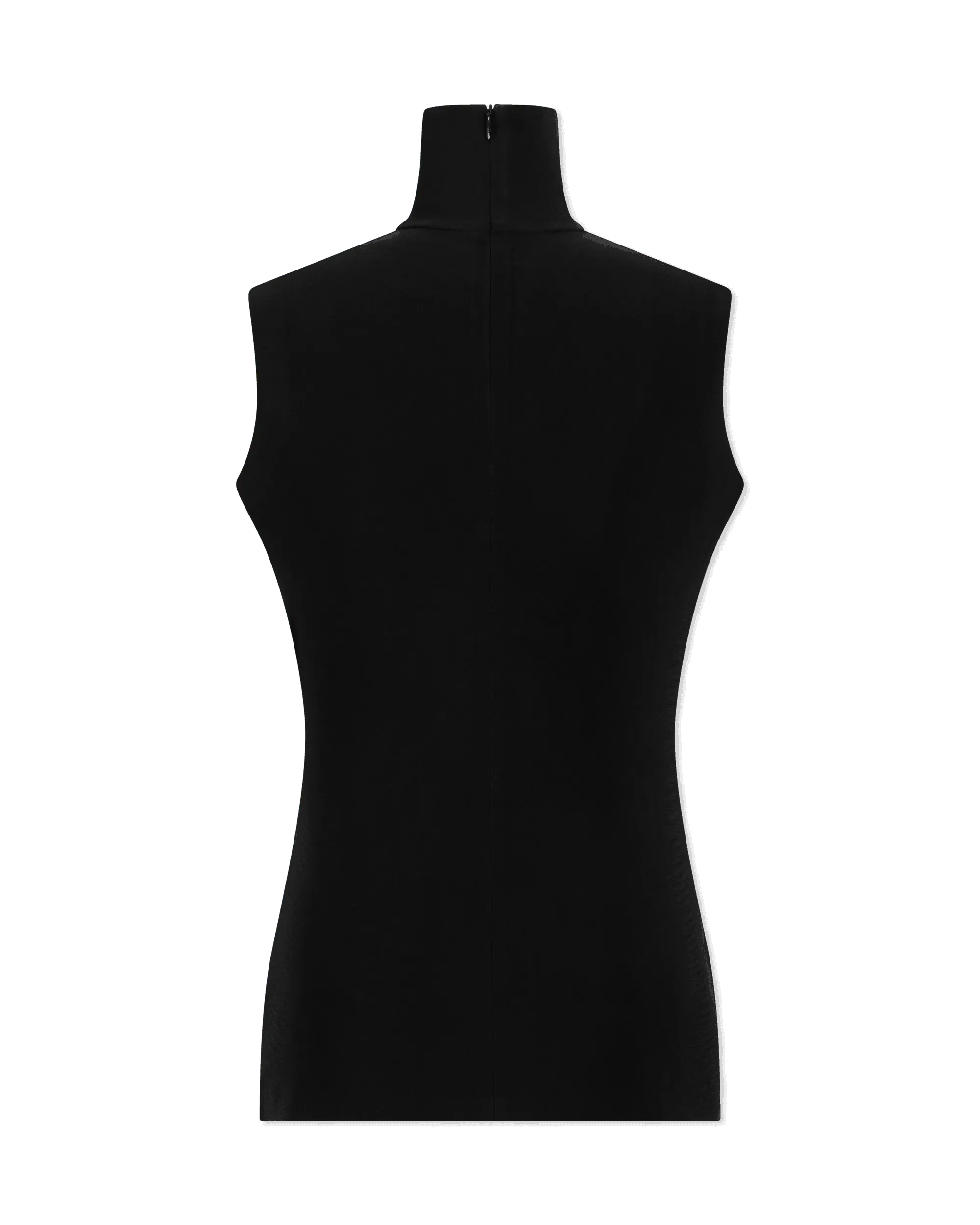 Slim Fit Sleeveless Turtle Top - DIHSAN