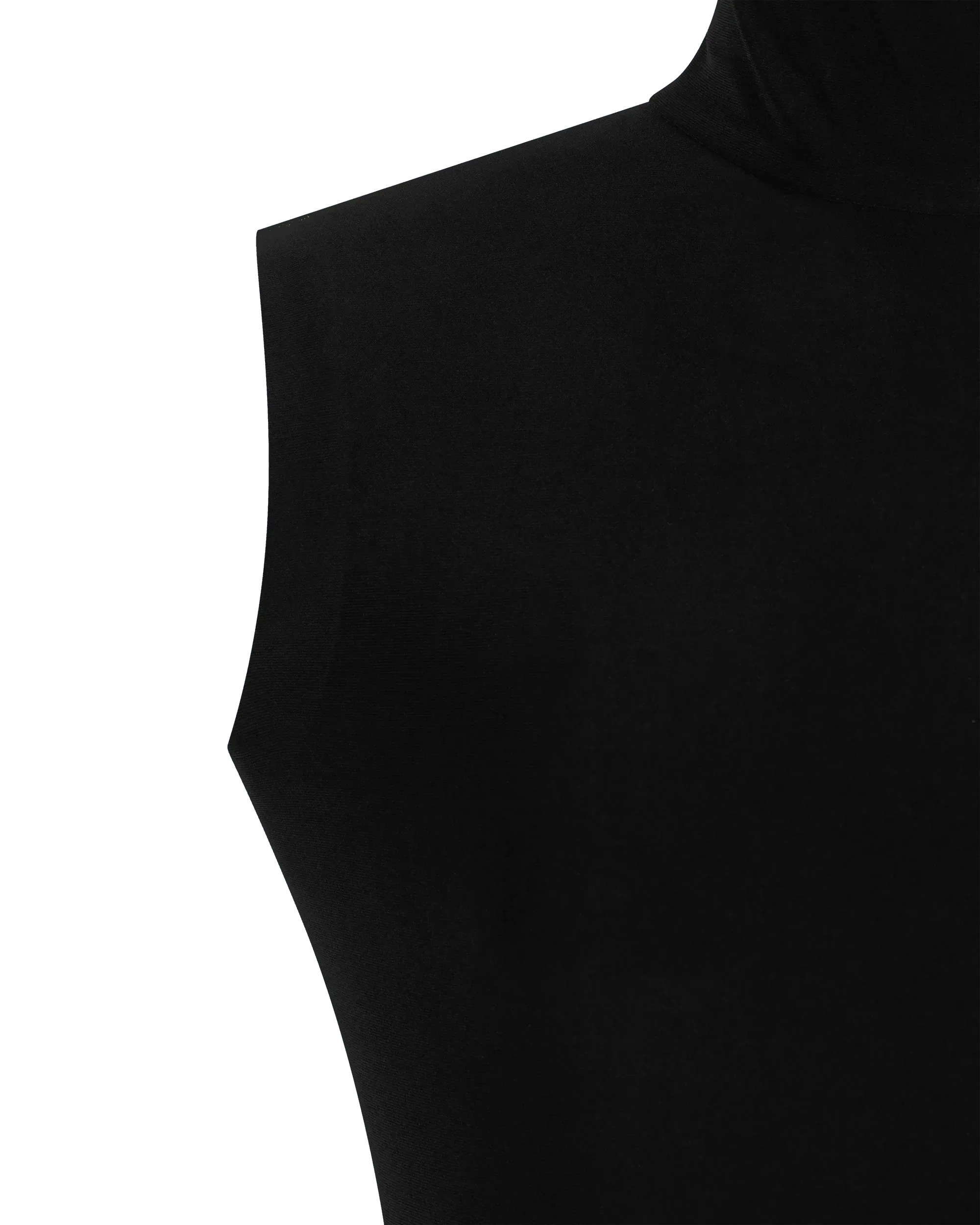 Slim Fit Sleeveless Turtle Top - DIHSAN