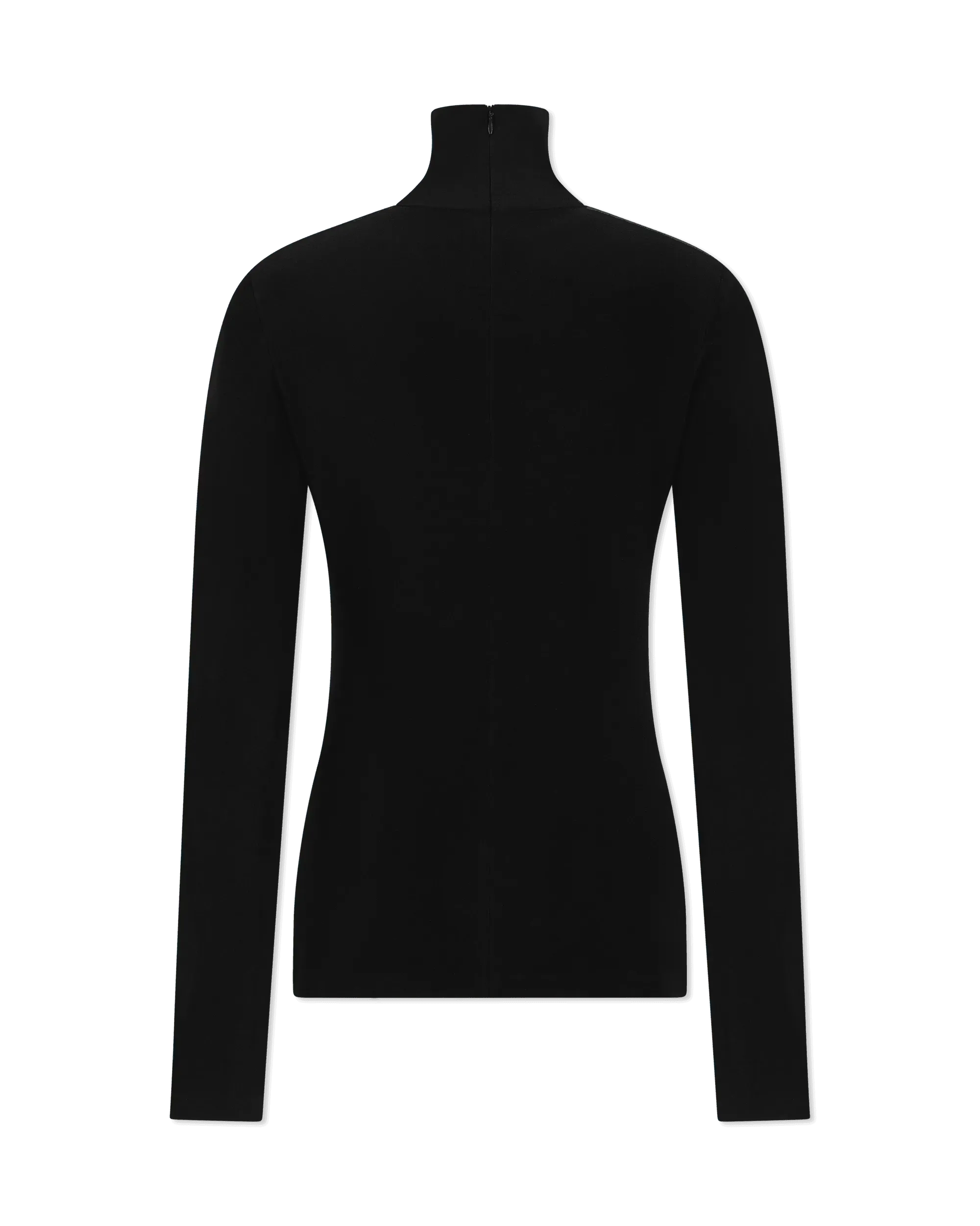 Slim Fit Long Sleeve Turtle Top - DIHSAN