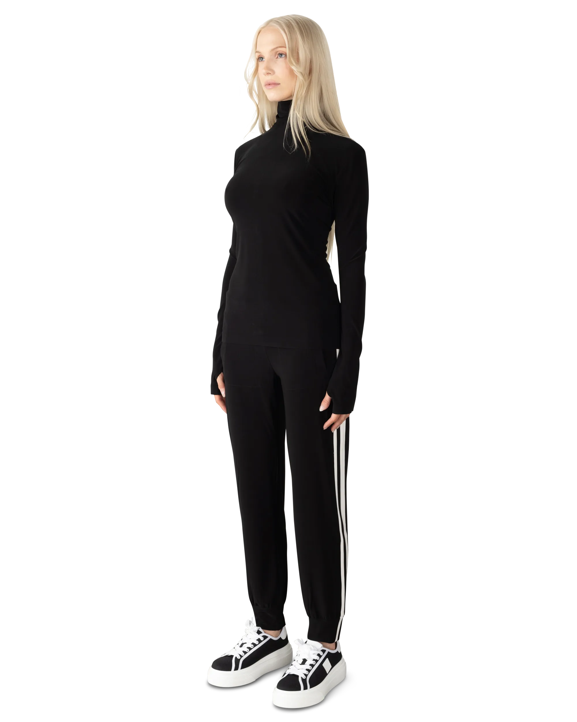 Long Sleeve Turtle Neck Top
