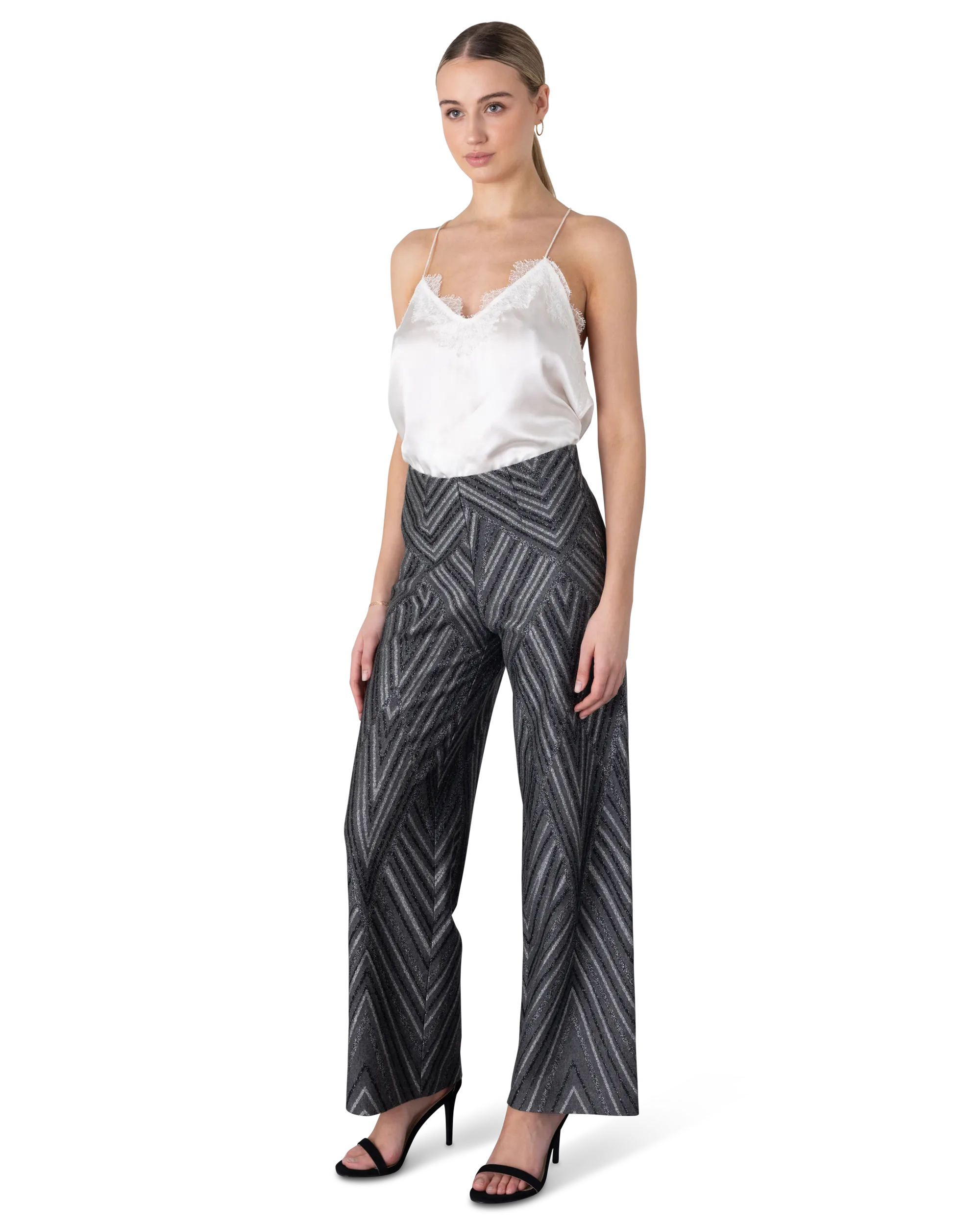 Kimberly Glacier Lurex Pant