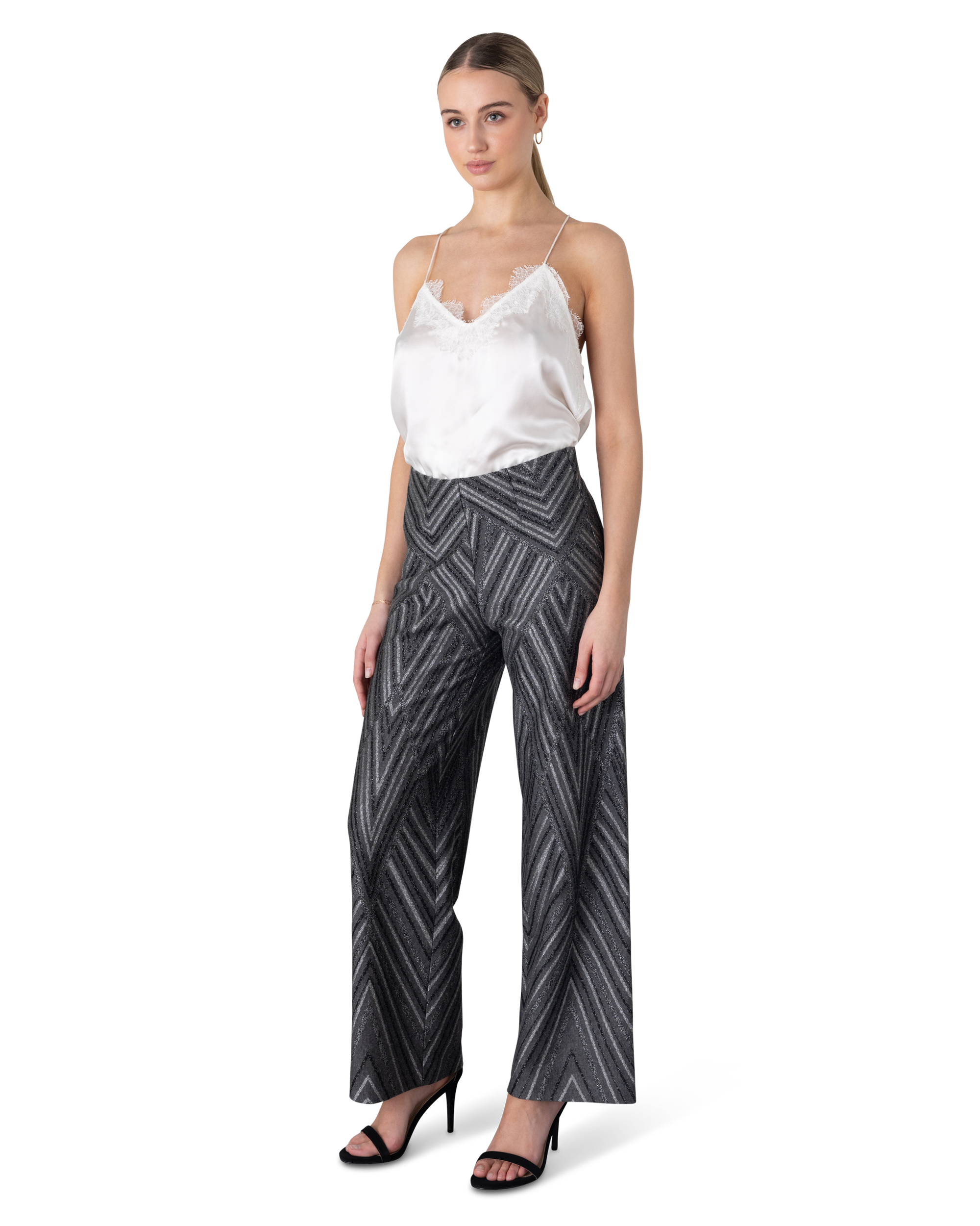 Kimberly Glacier Lurex Pant