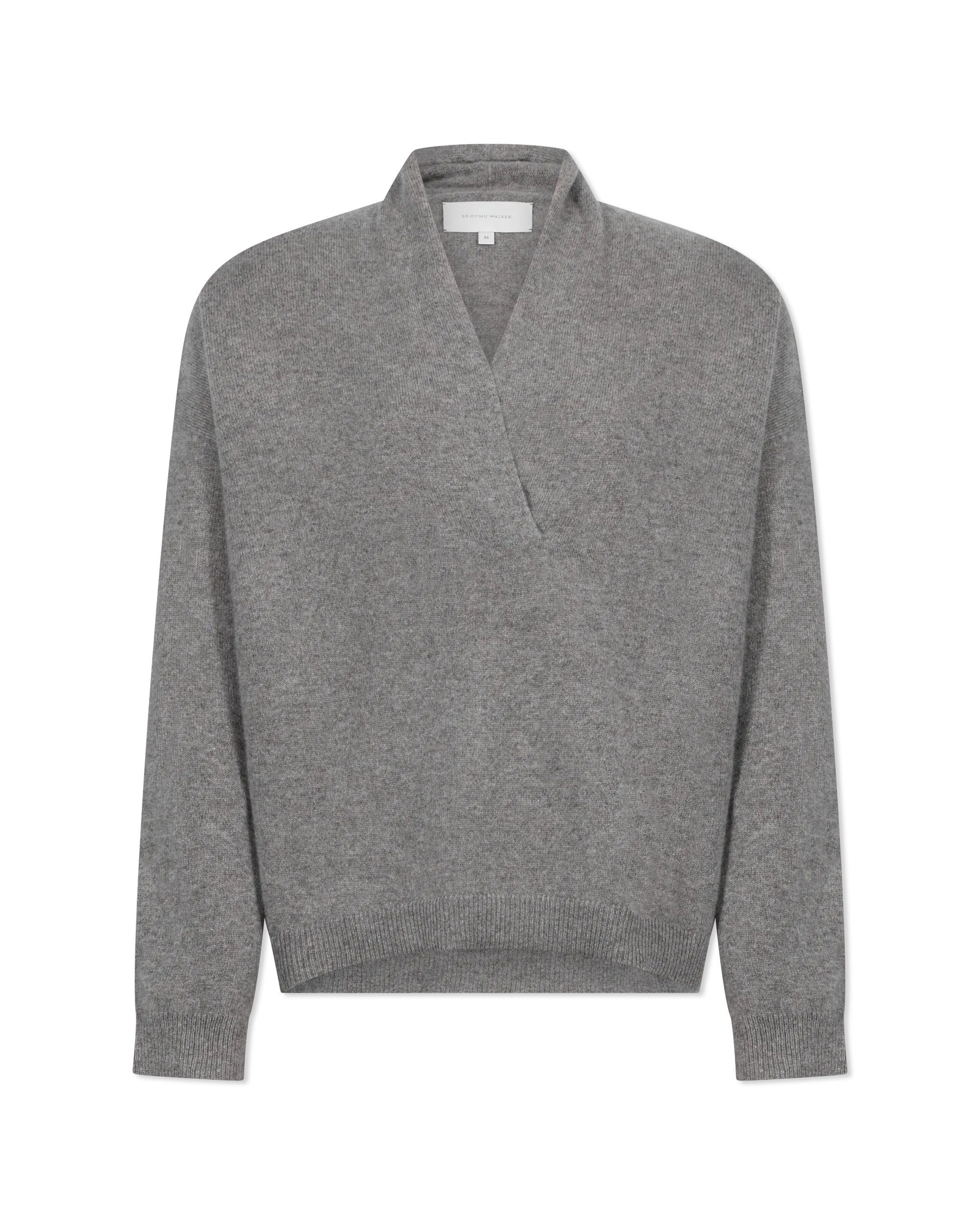 Siena Wrap Neck Pullover - DIHSAN