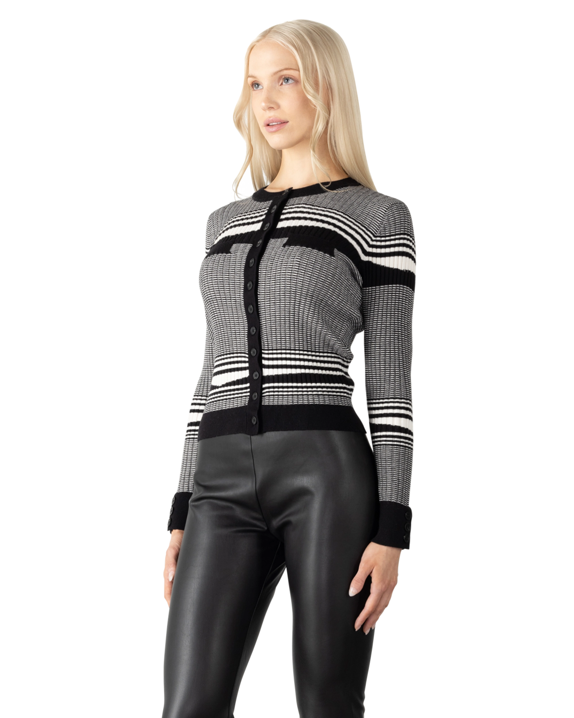 Generation Love Beatrix Ribbed Cardigan