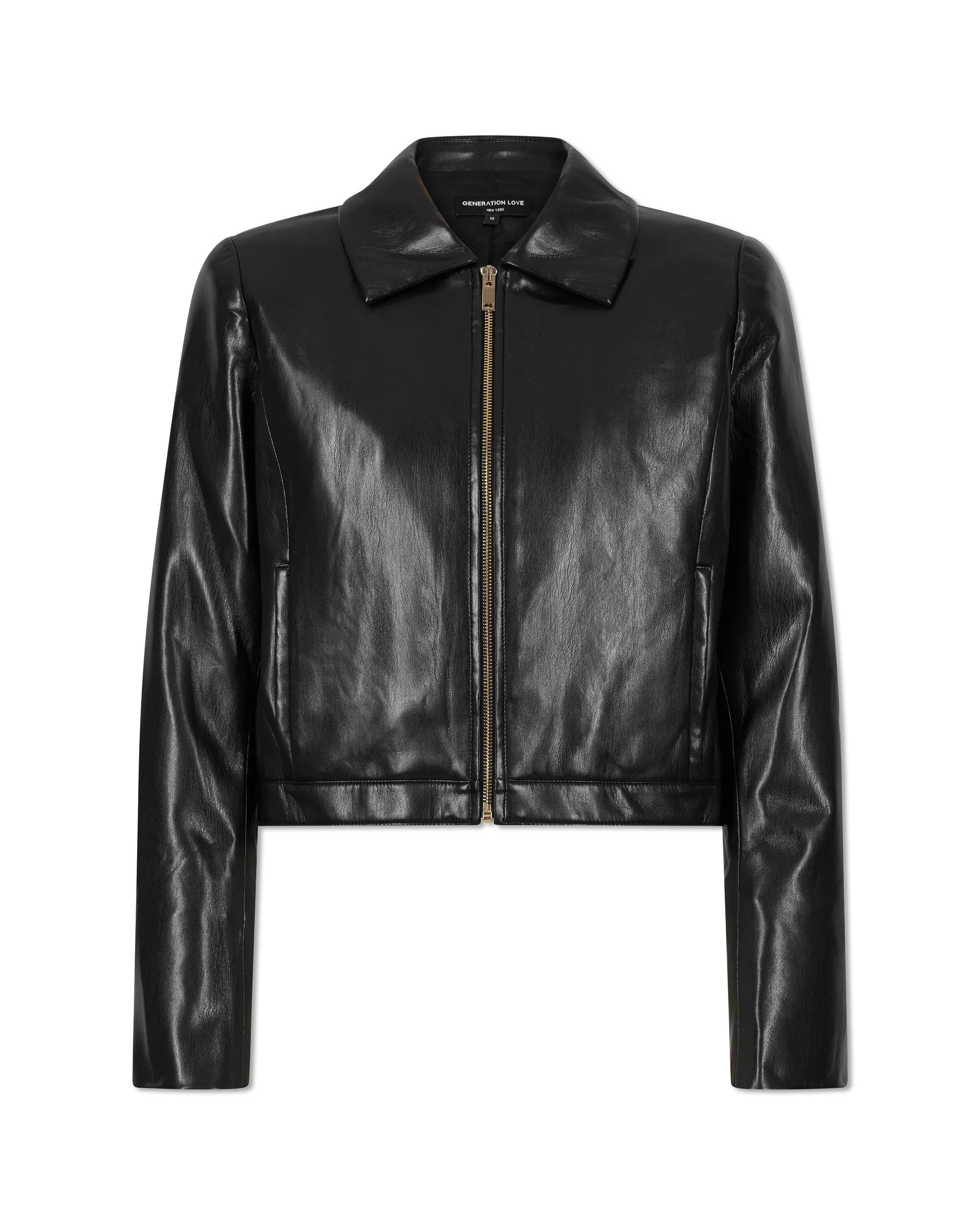 Lola Vegan Leather Jacket - DIHSAN