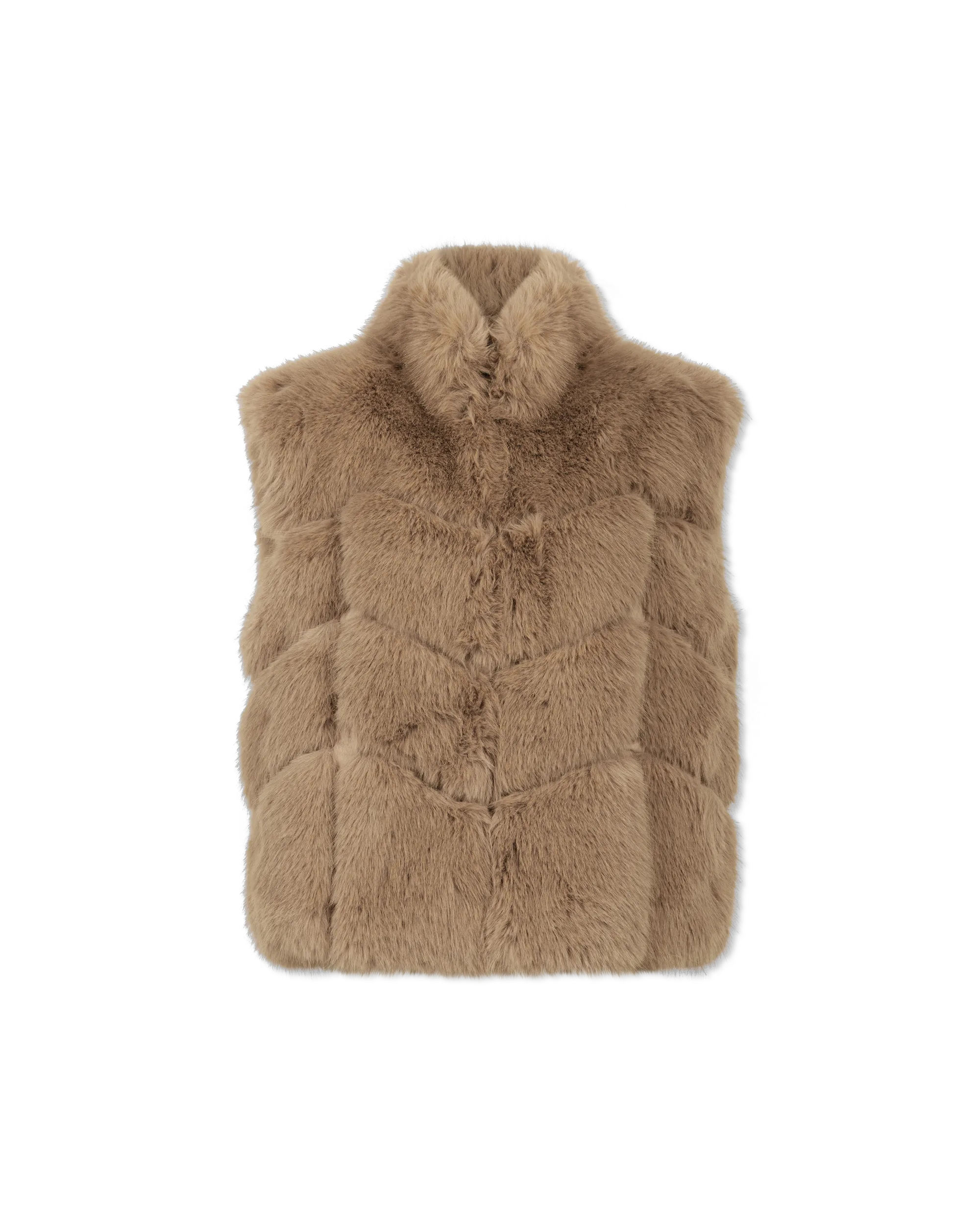 Rosario Faux Fur Vest - DIHSAN