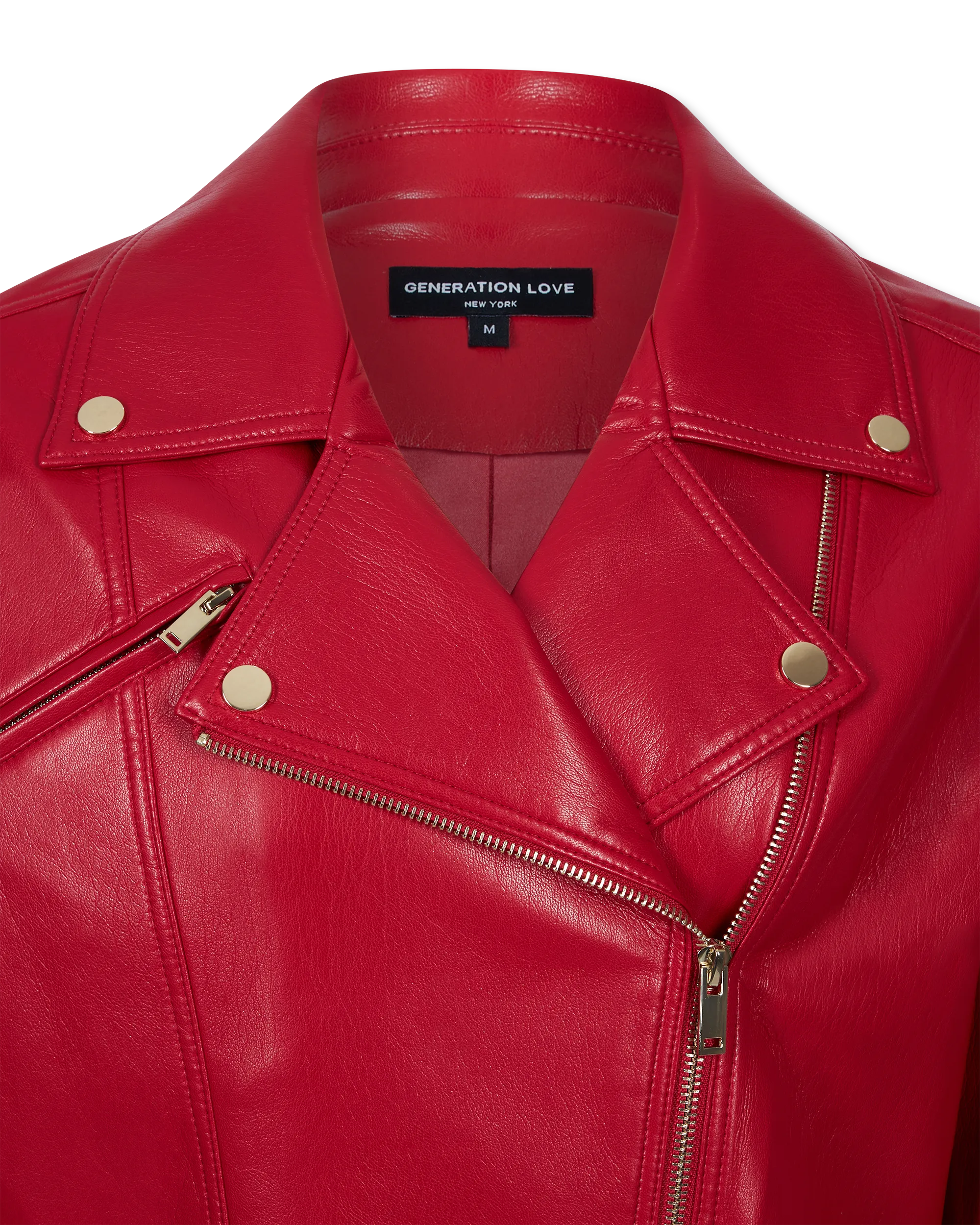 Morello Vegan Leather Jacket - DIHSAN