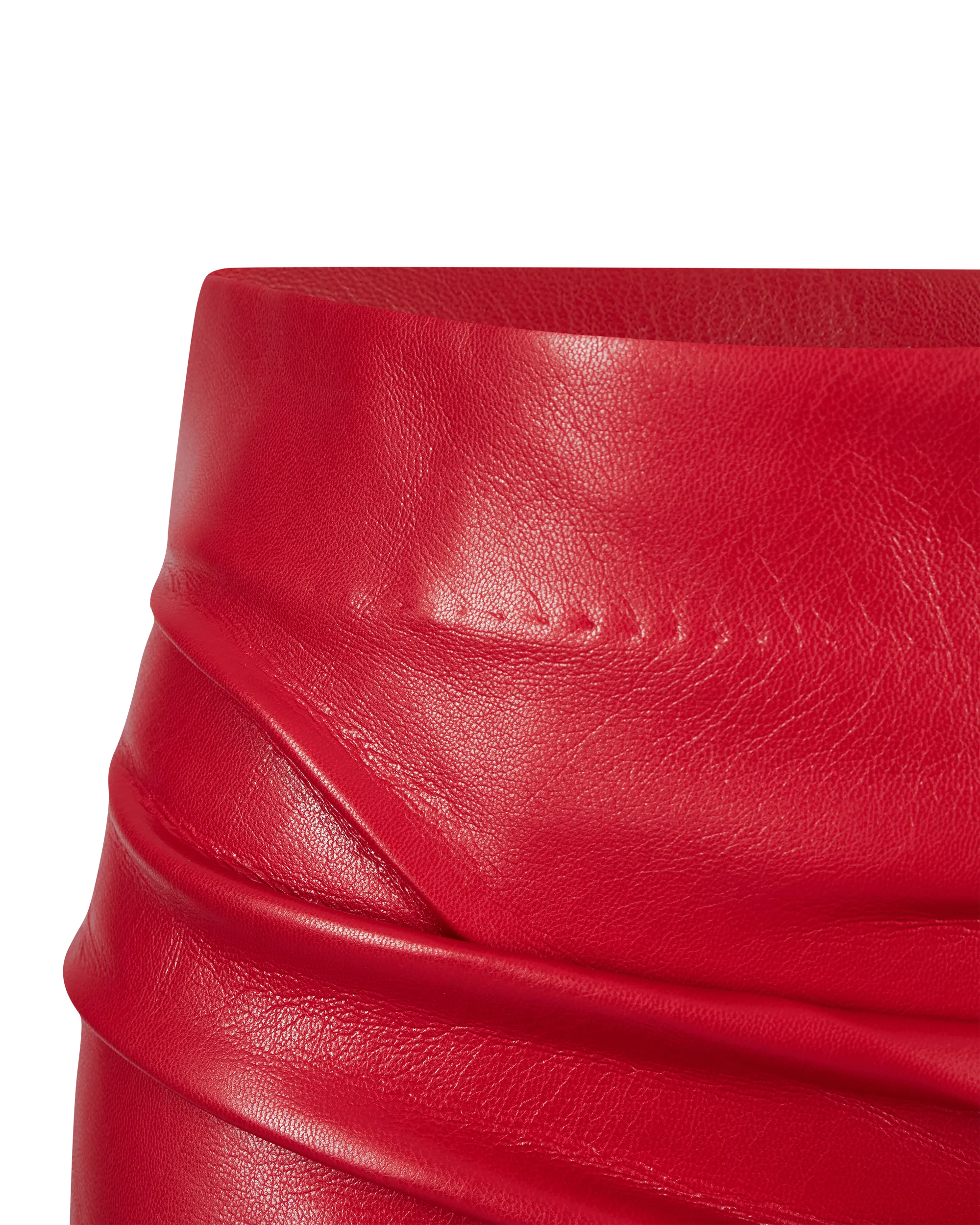 Mila Vegan Leather Mini Skirt - DIHSAN