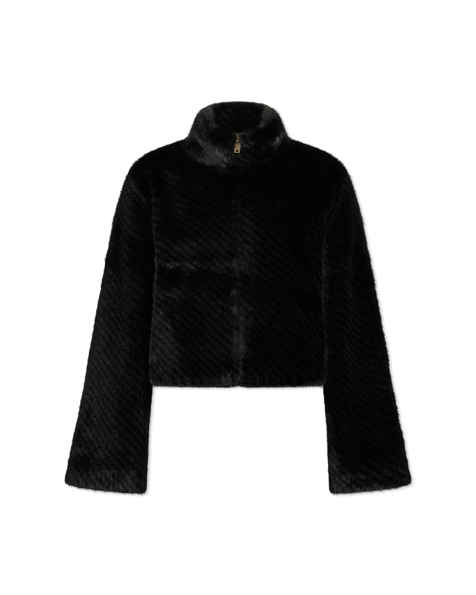 Roxi Faux Fur Bomber Jacket - DIHSAN