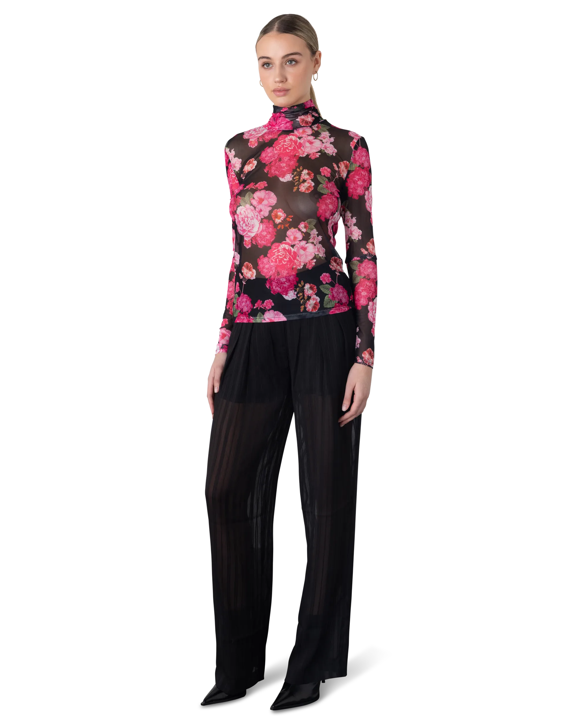 Generation Love Tyla Mesh Floral Top