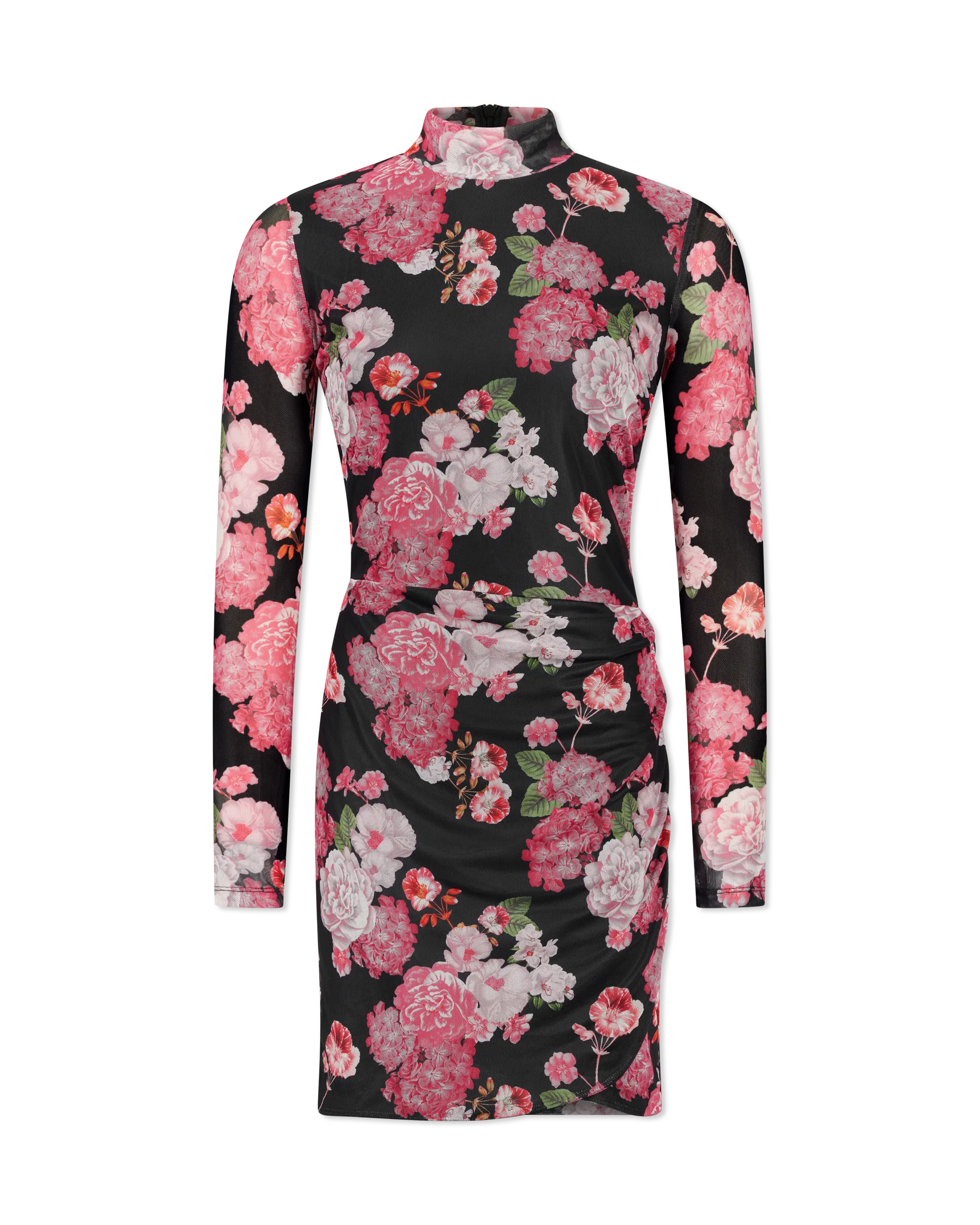 Talulla Floral Mesh Mini Dress - DIHSAN