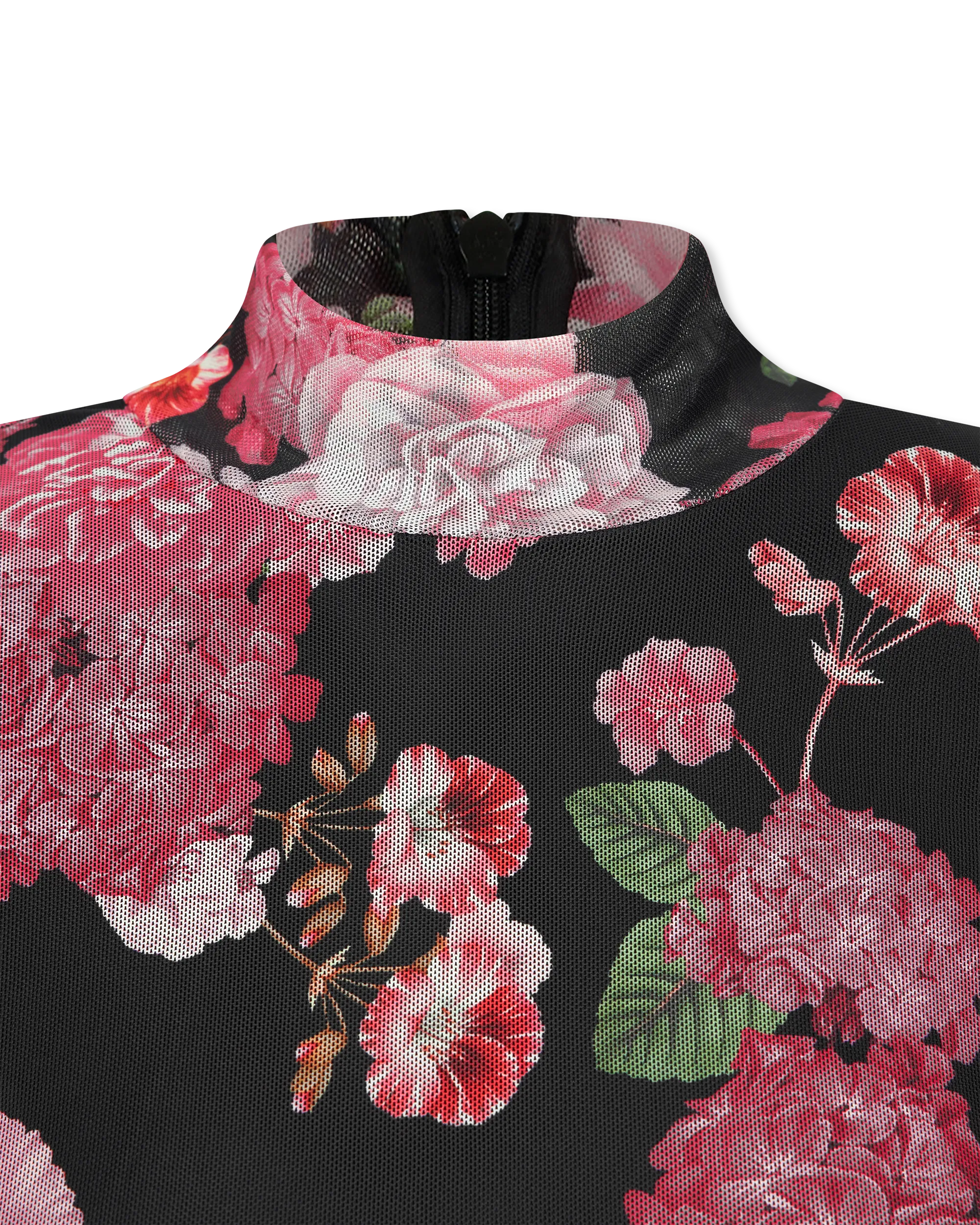 Talulla Floral Mesh Mini Dress - DIHSAN