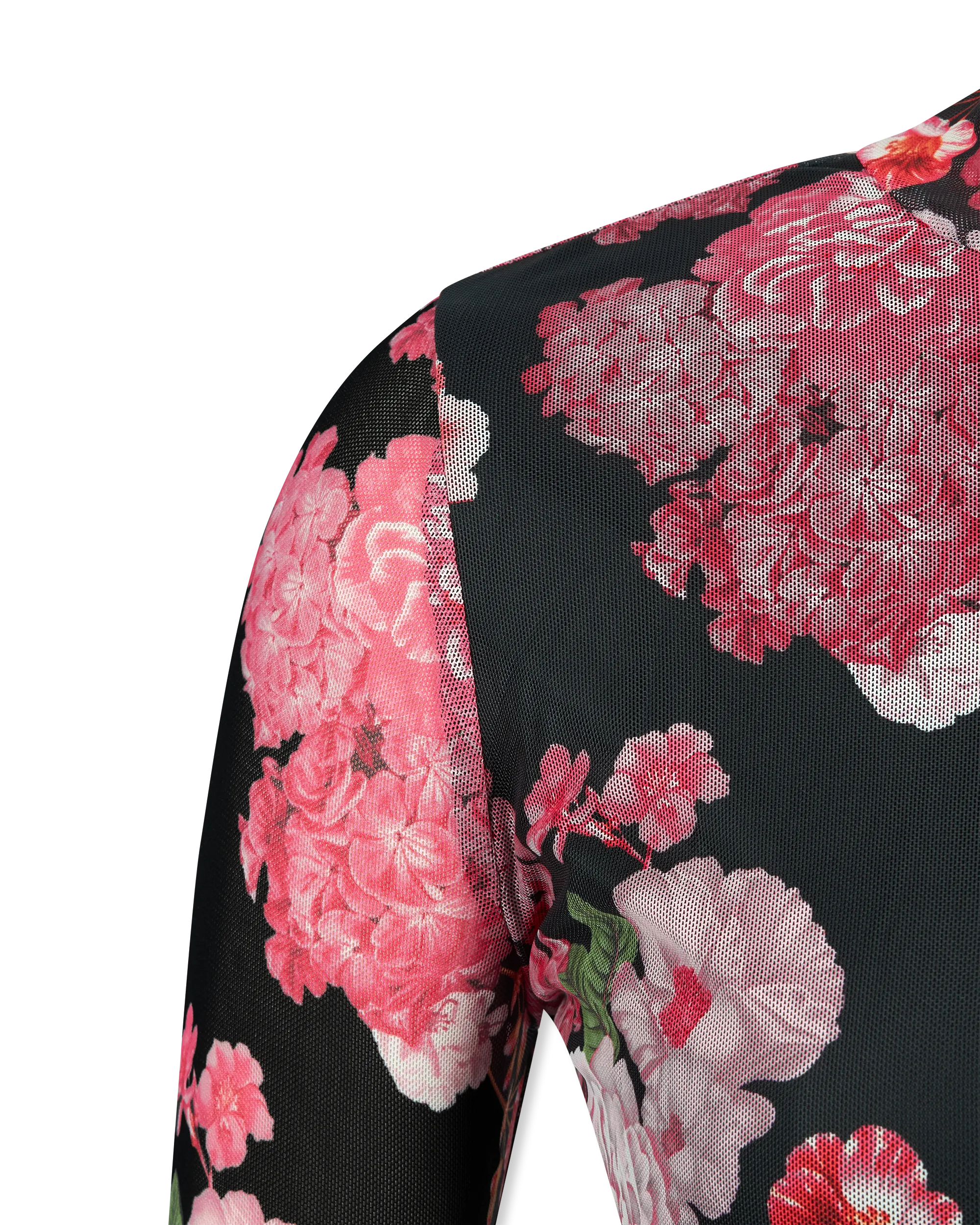 Talulla Floral Mesh Mini Dress - DIHSAN