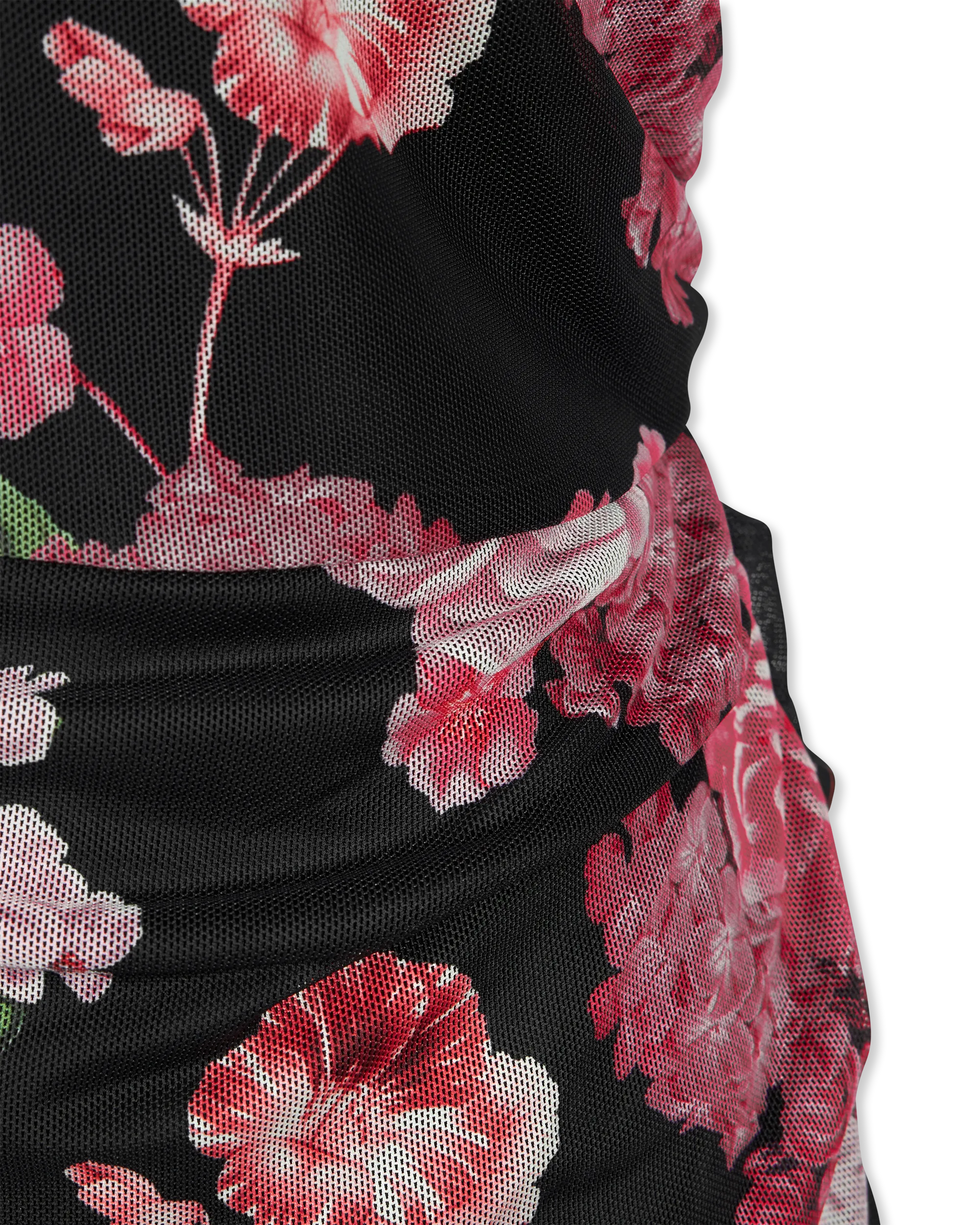 Talulla Floral Mesh Mini Dress - DIHSAN