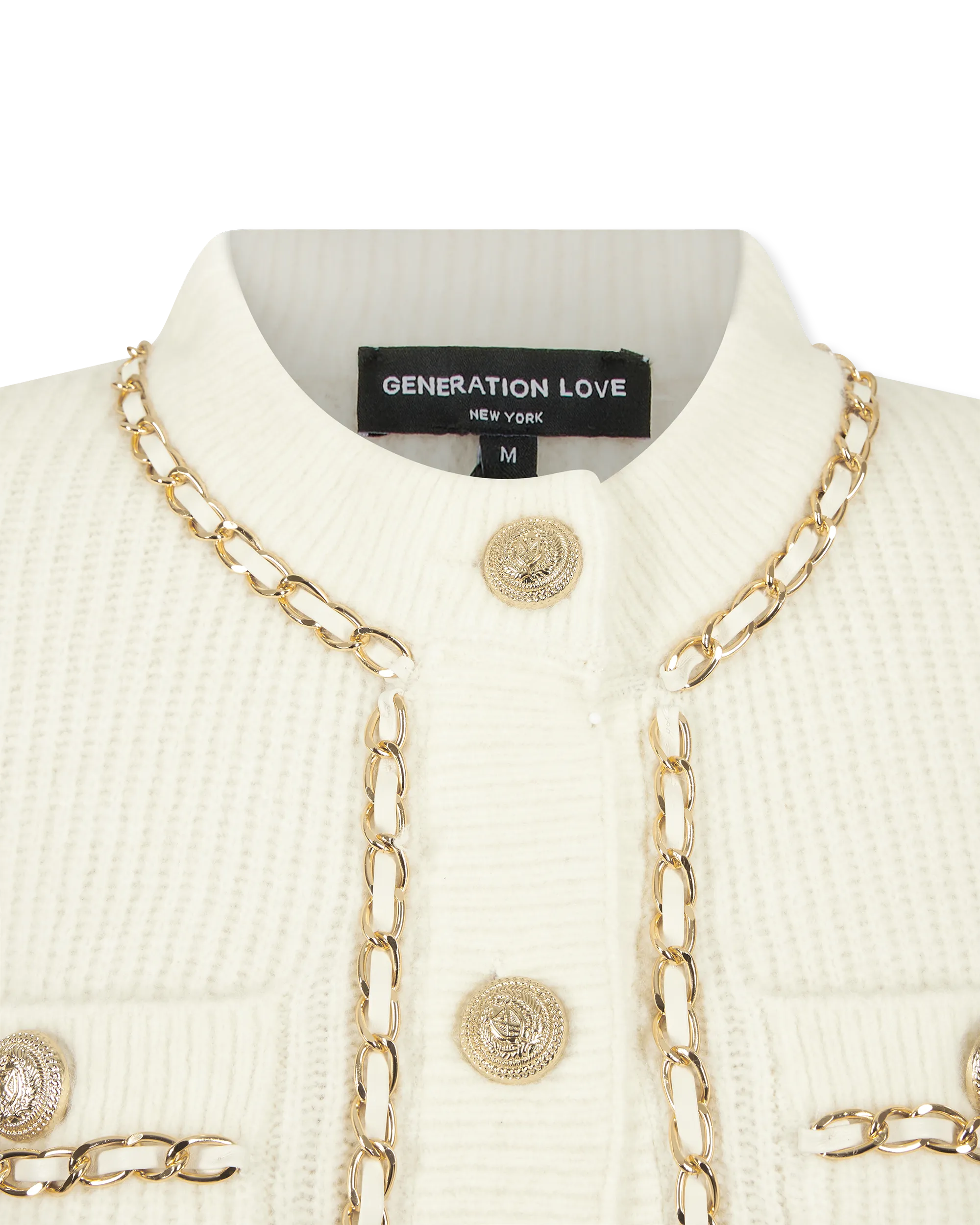 Selma Chain Cardigan - DIHSAN