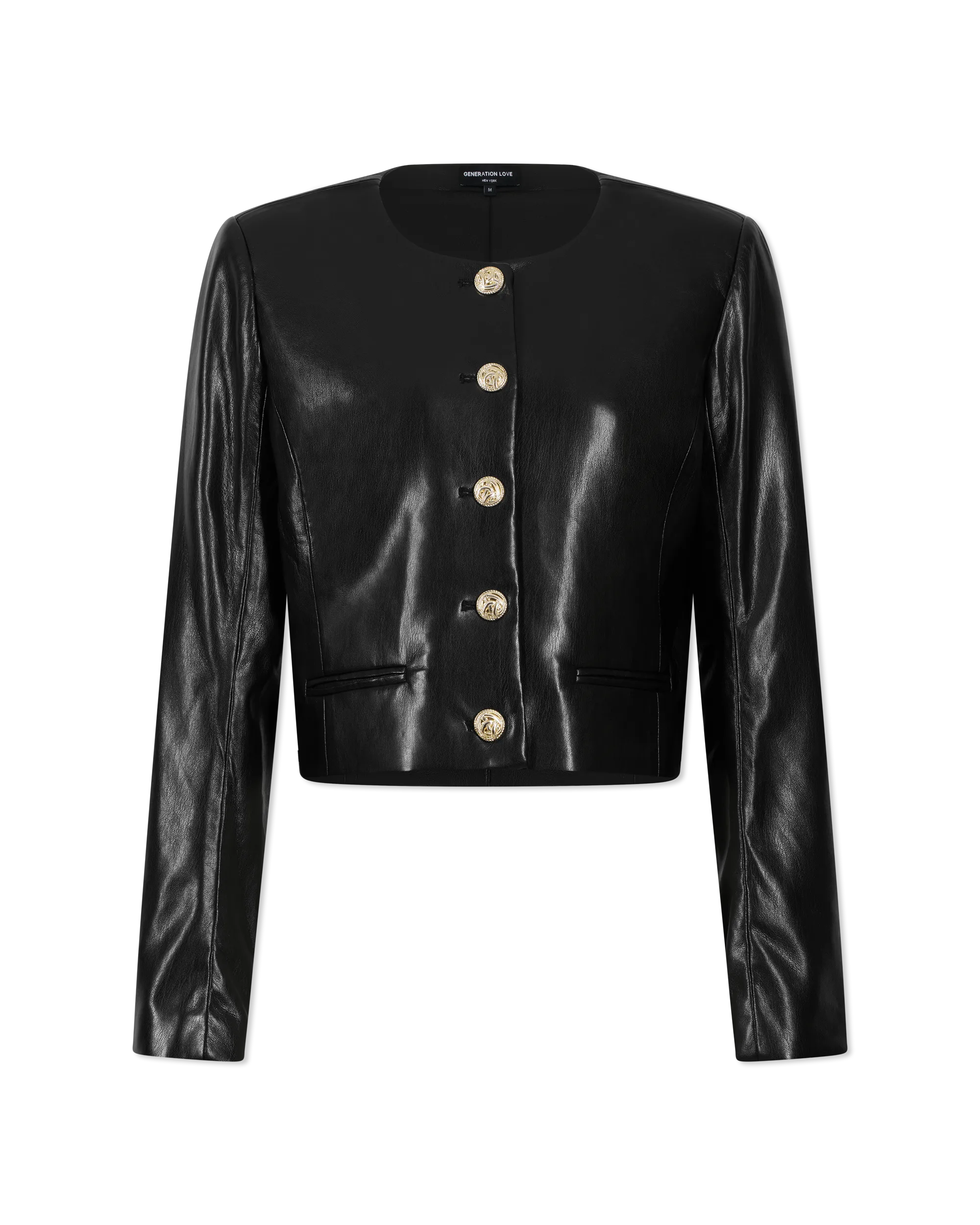 Generation Love Marko Vegan Leather Blazer