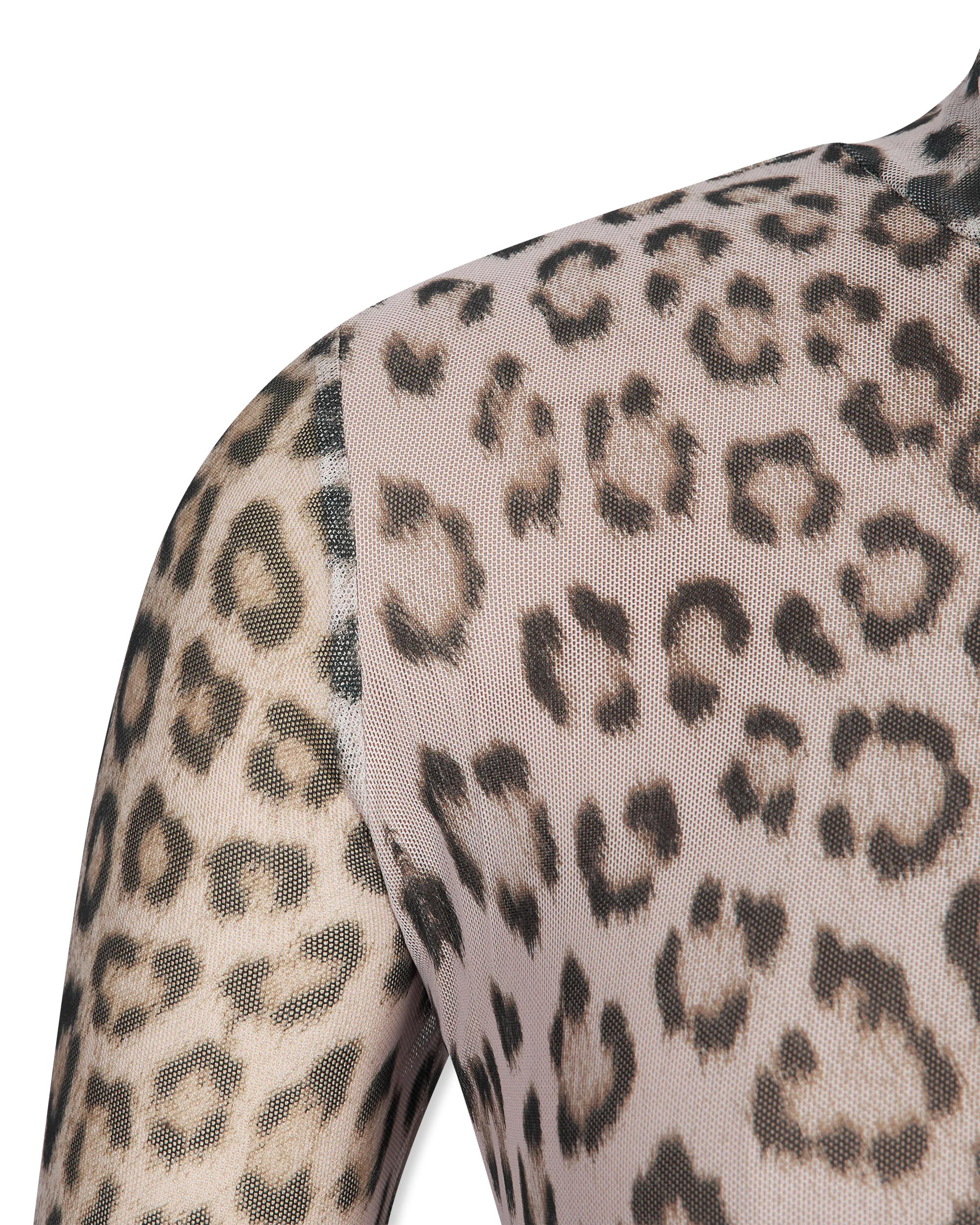 Talulla Leo Mesh Mini Dress - DIHSAN